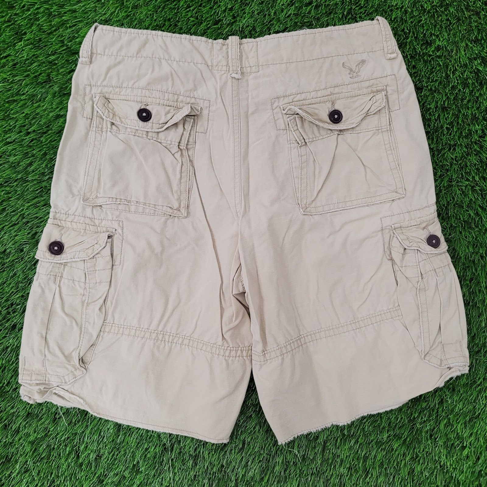 American Eagle Outfitters Vintage Y2K American Eagle Cargo Shorts 34x10 Baggy Size US 34 / EU 50 - 7 Thumbnail