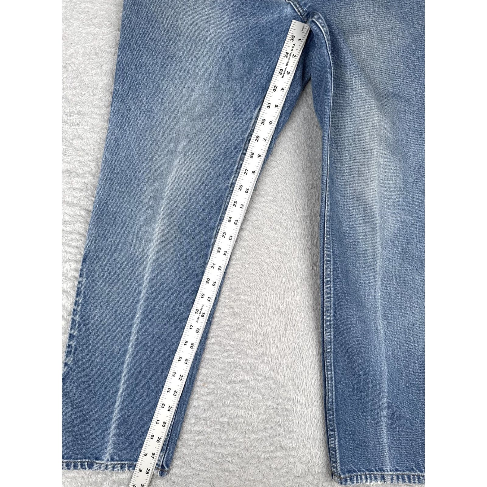 Vintage L.L.Bean Jeans Mens 33x30 Blue 5-Pocket Classic Fit Straight Leg Cotton Denim Size US 33 - 7 Thumbnail