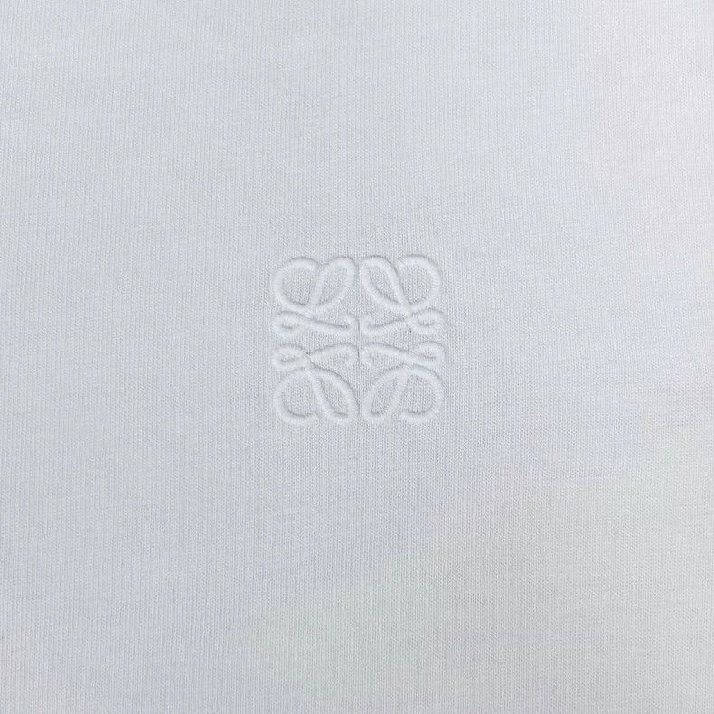 Loewe LOEWE White embroidered logo short sleeves Size US XS / EU 42 / 0 - 4 Thumbnail