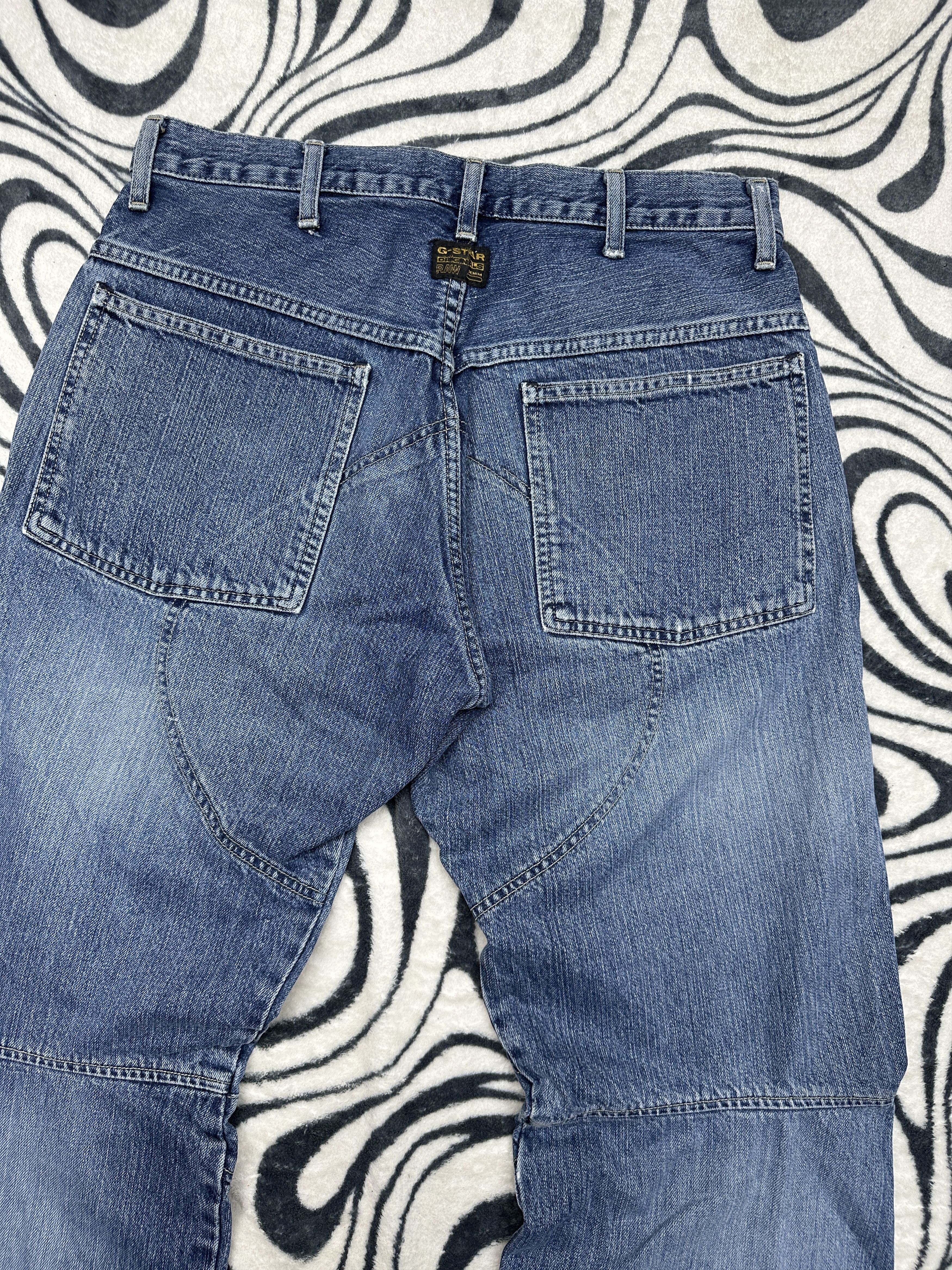 G-Star G Star Raw Shortcut Elwood Denim Pants Double Knee Jeans Size US 32 / EU 48 - 7 Thumbnail