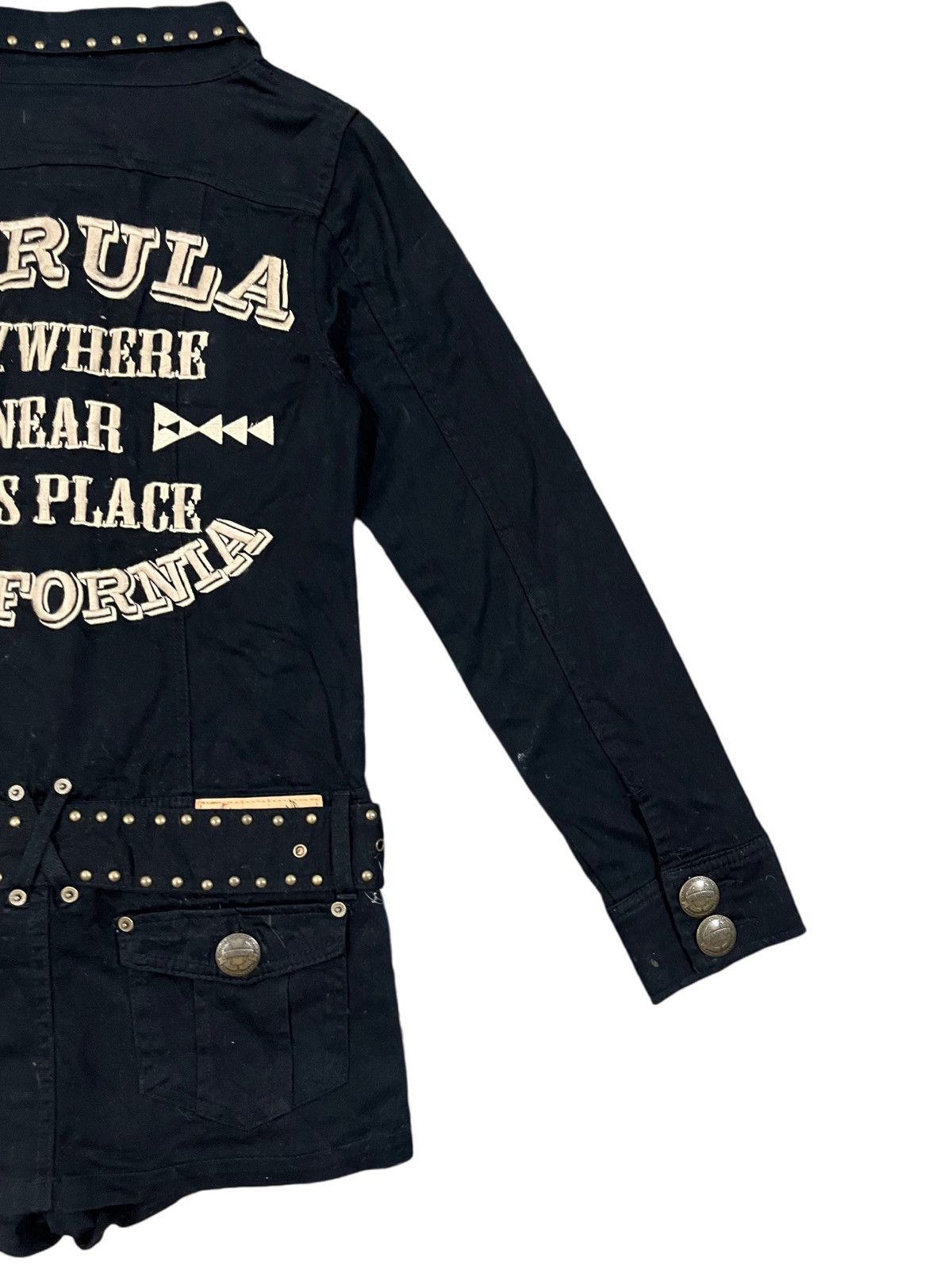 Japanese Brand × Vintage Vintage Garula City Chick Studded Romper Belt Jacket Size M / US 6-8 / IT 42-44 - 11 Thumbnail