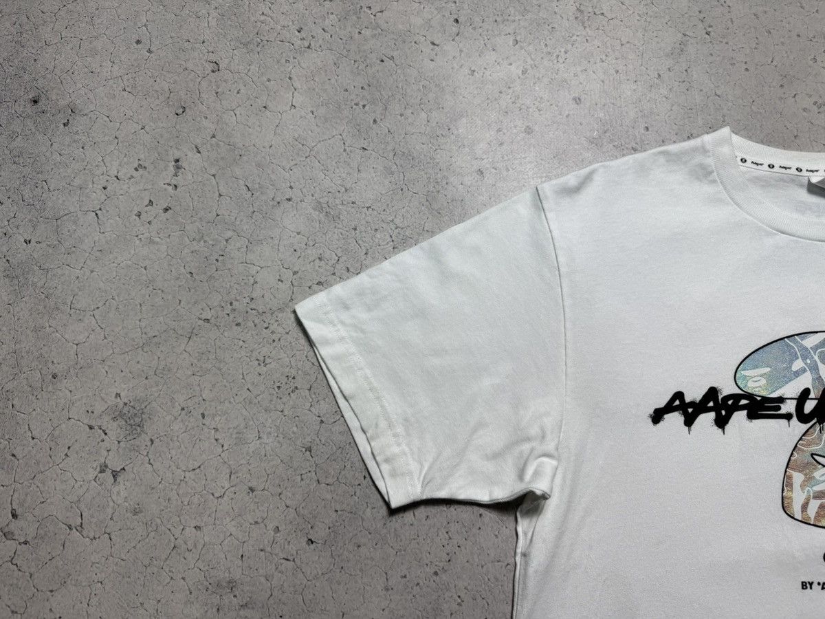 Aape Aape A Bathing Ape Bape T-Shirt Big Logo White Luxury Size L Size US L / EU 52-54 / 3 - 3 Thumbnail