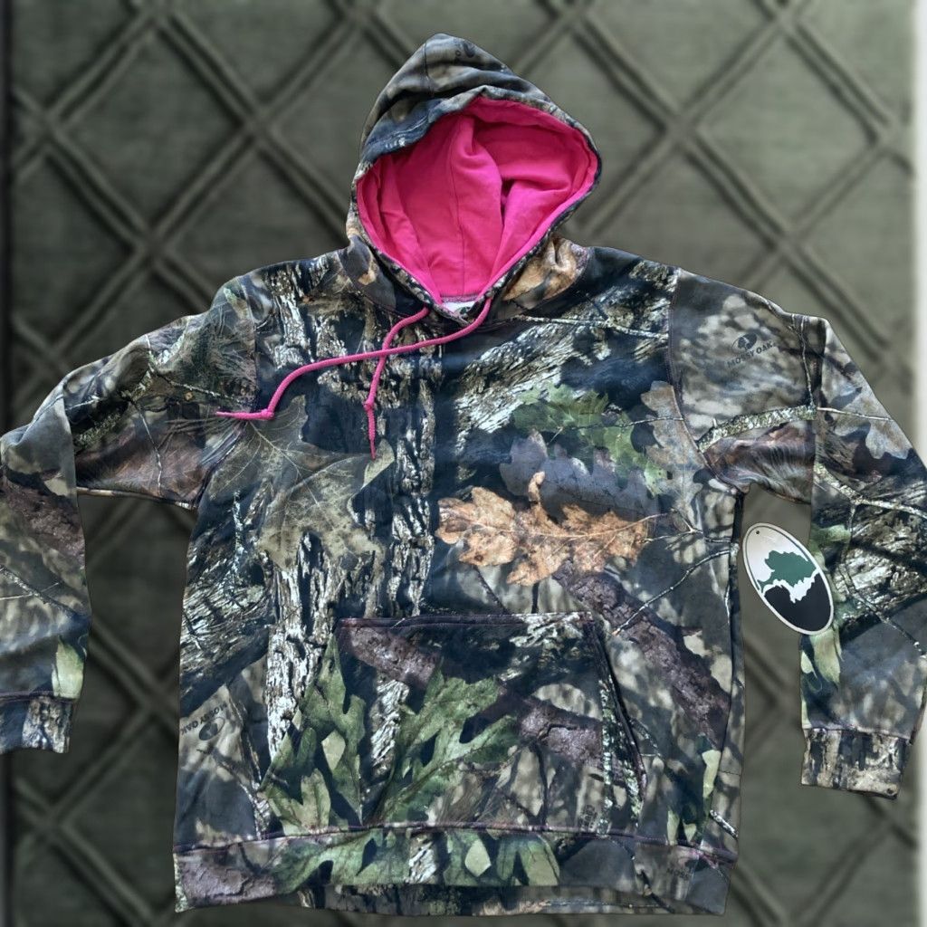 Vintage VINTAGE Women’s Mossy Oak Camouflage Hooded Sweatshirt M Camouflage Hunting Men/Women? Size M / US 6-8 / IT 42-44 - 1 Thumbnail
