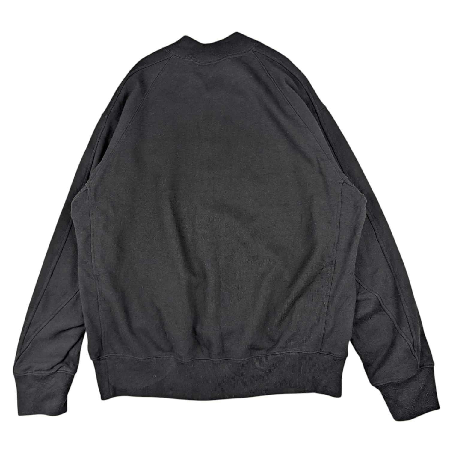 Uniqlo UNIQLO U Black Plain Jumper Sweatshirt Size US XL / EU 56 / 4 - 7 Thumbnail