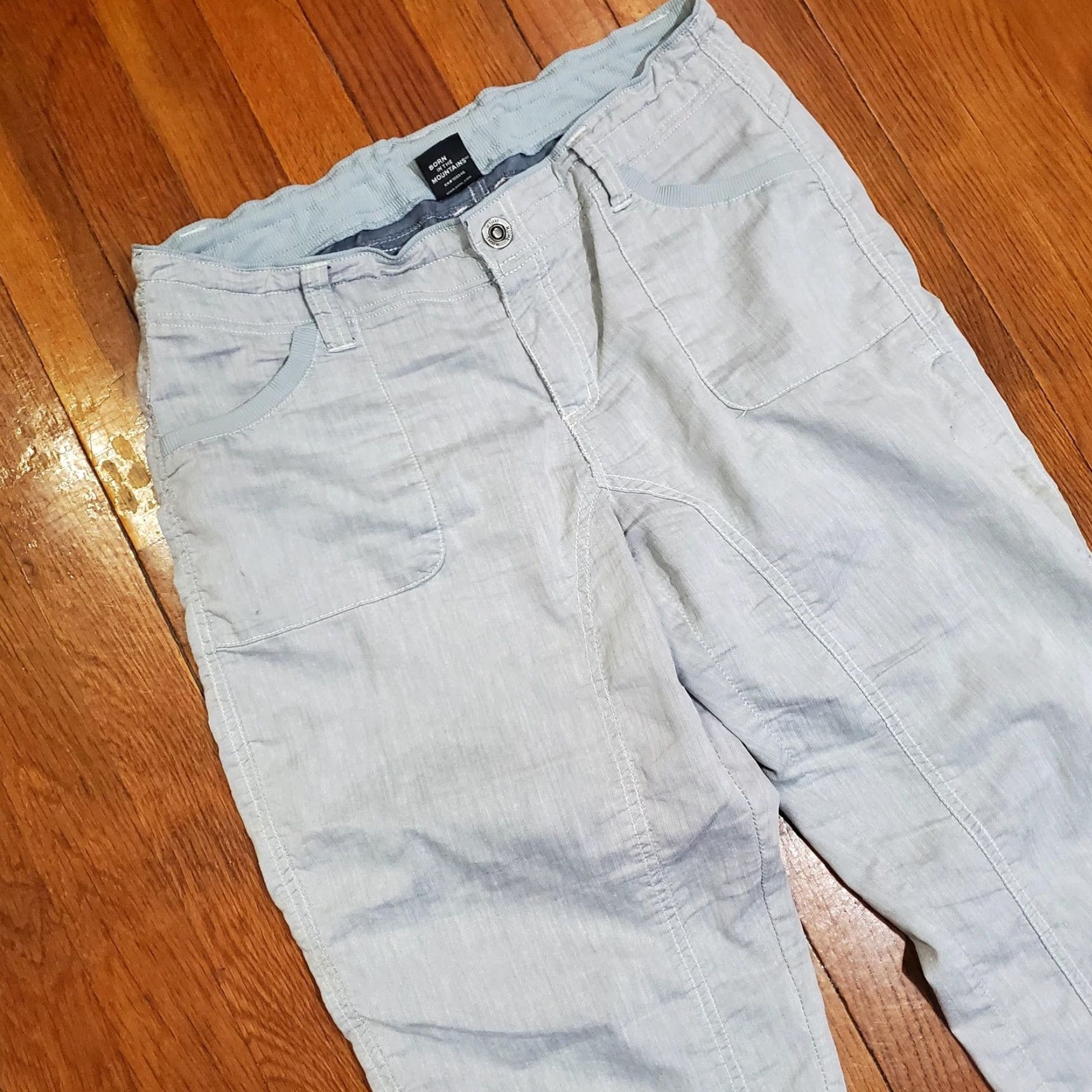 Vintage Kuhl Pants Womens 12 Blue Stretch Chino Elastic Waist Casual Style 6272 Size 34" / US 12 / IT 48 - 6 Thumbnail
