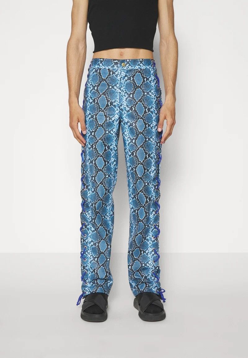 Other !DS! SS23 Nikolaj Storm Angelo Snake Skin Pattern Pants Size US 30 / EU 46 - 4 Thumbnail