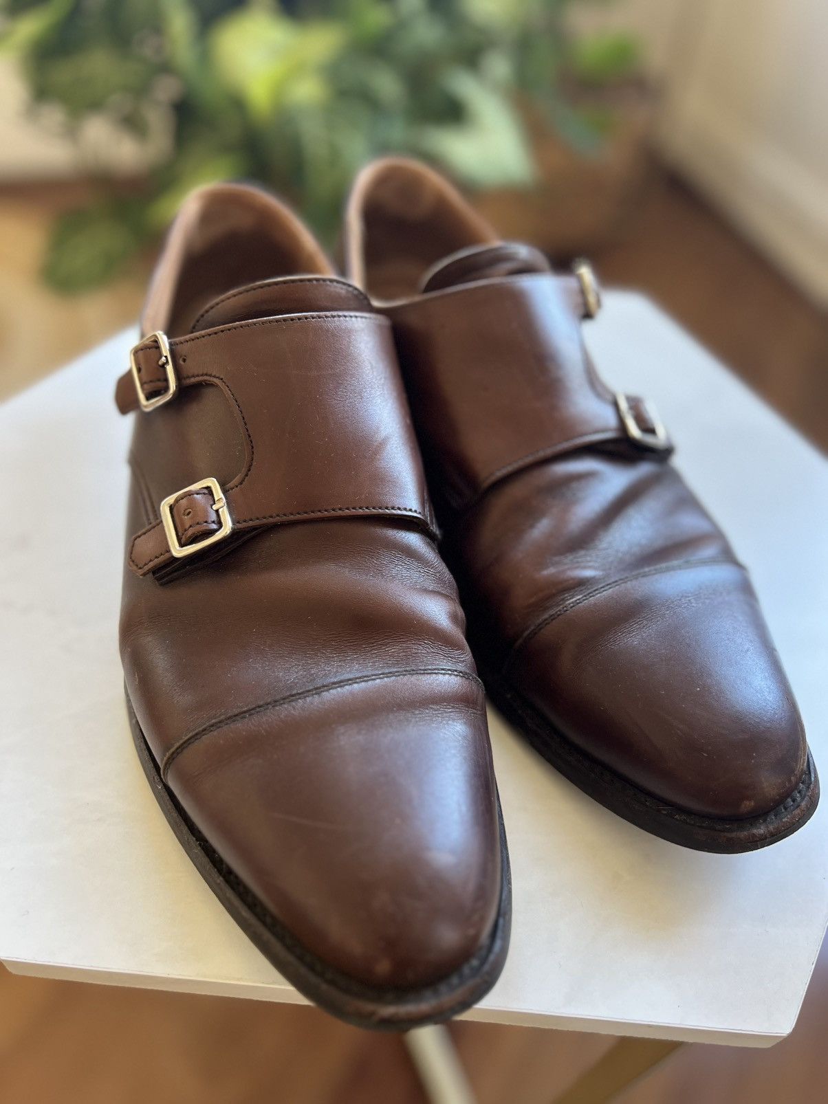 Crockett & Jones Crockett & Jones Lowndes 4 Double Monk Shoes, Size 10E Size US 10 / EU 43 - 2 Thumbnail