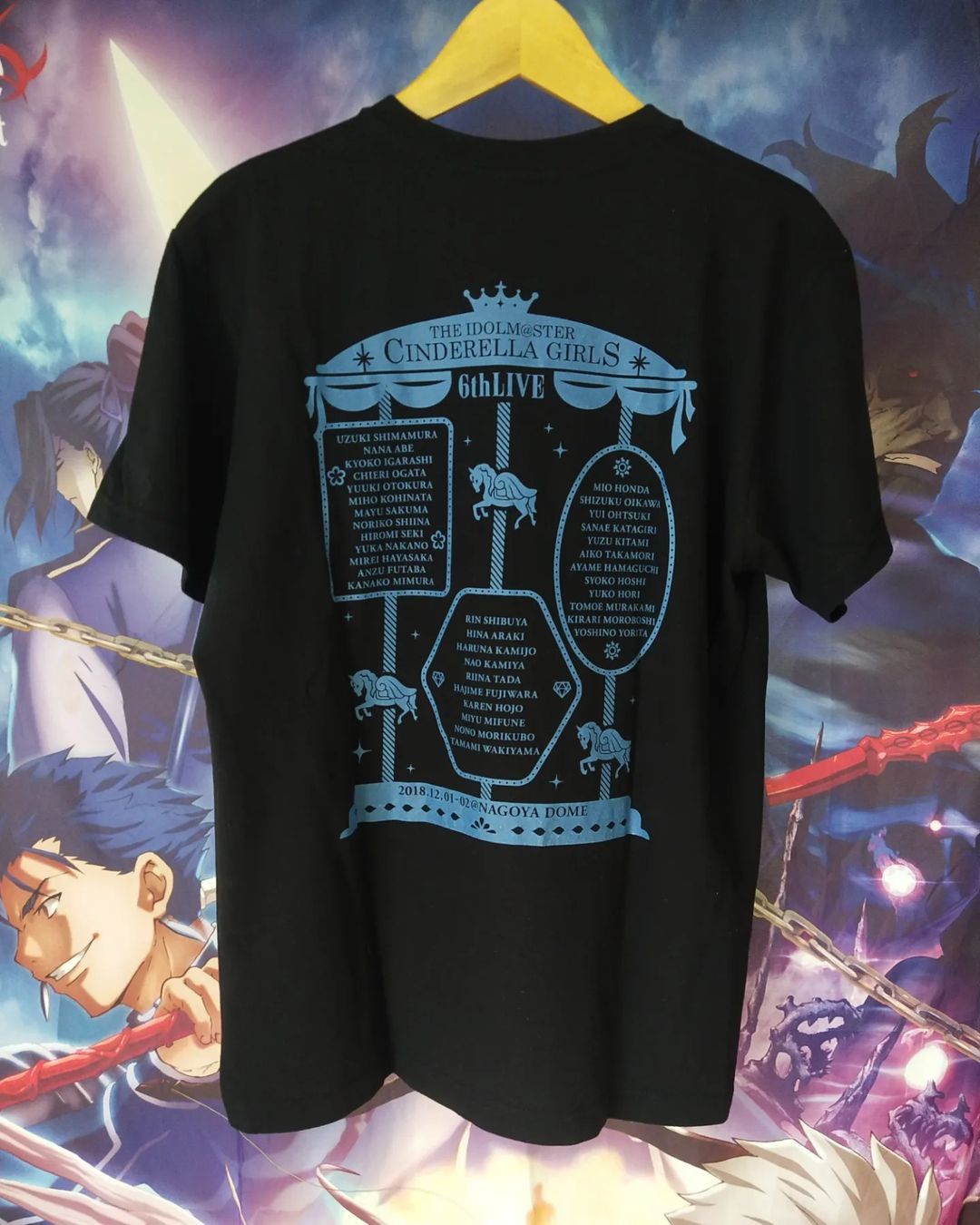 Anime × Japanese Brand The Idolmaster Merry-go-Roundome 2018-12-01 Anime Idol Tees Size US L / EU 52-54 / 3 - 1 Thumbnail