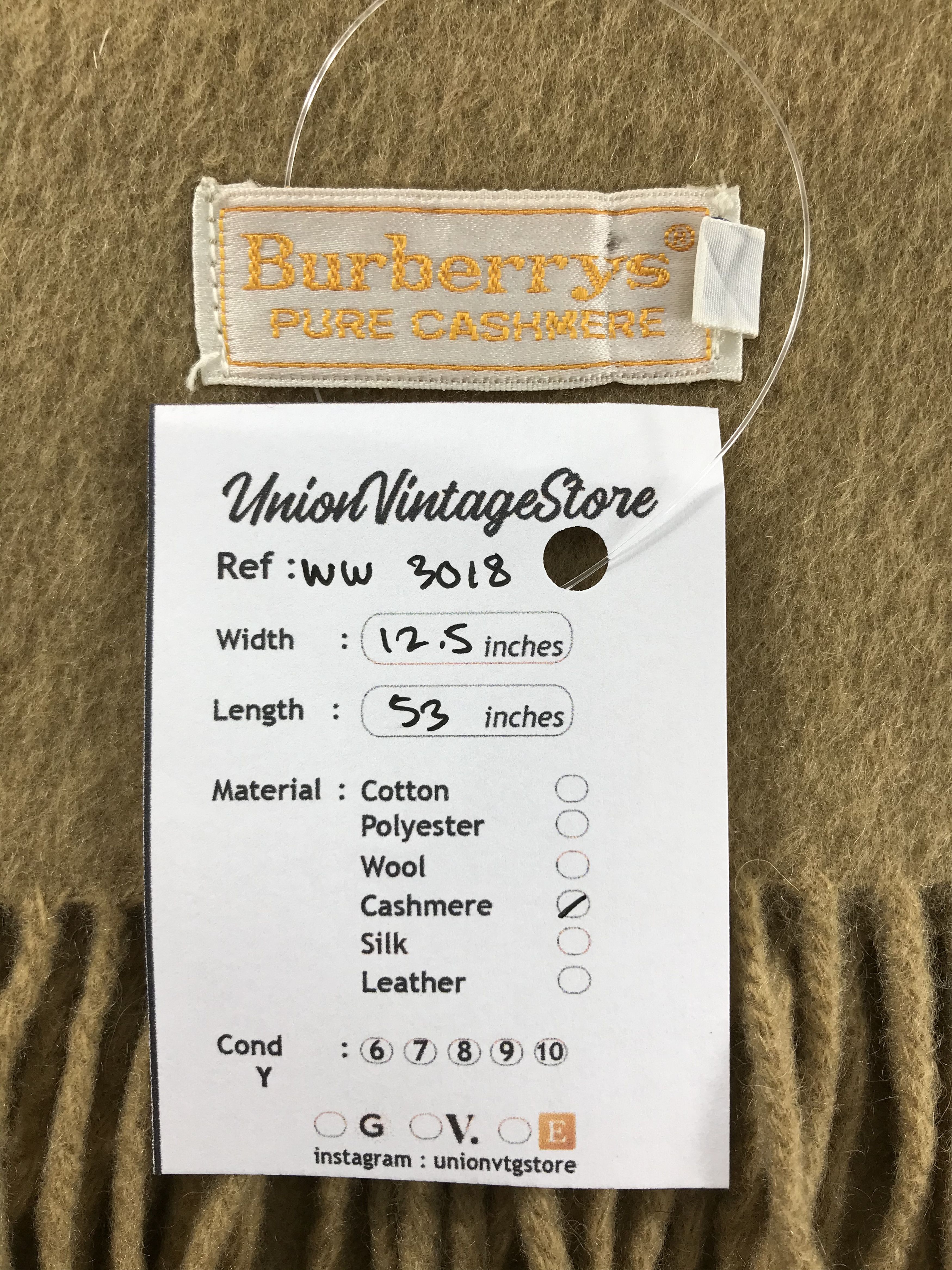 Burberry × Vintage Burberry Scarf / Muffler / Neckwear - WW3018 Size ONE SIZE - 7 Thumbnail