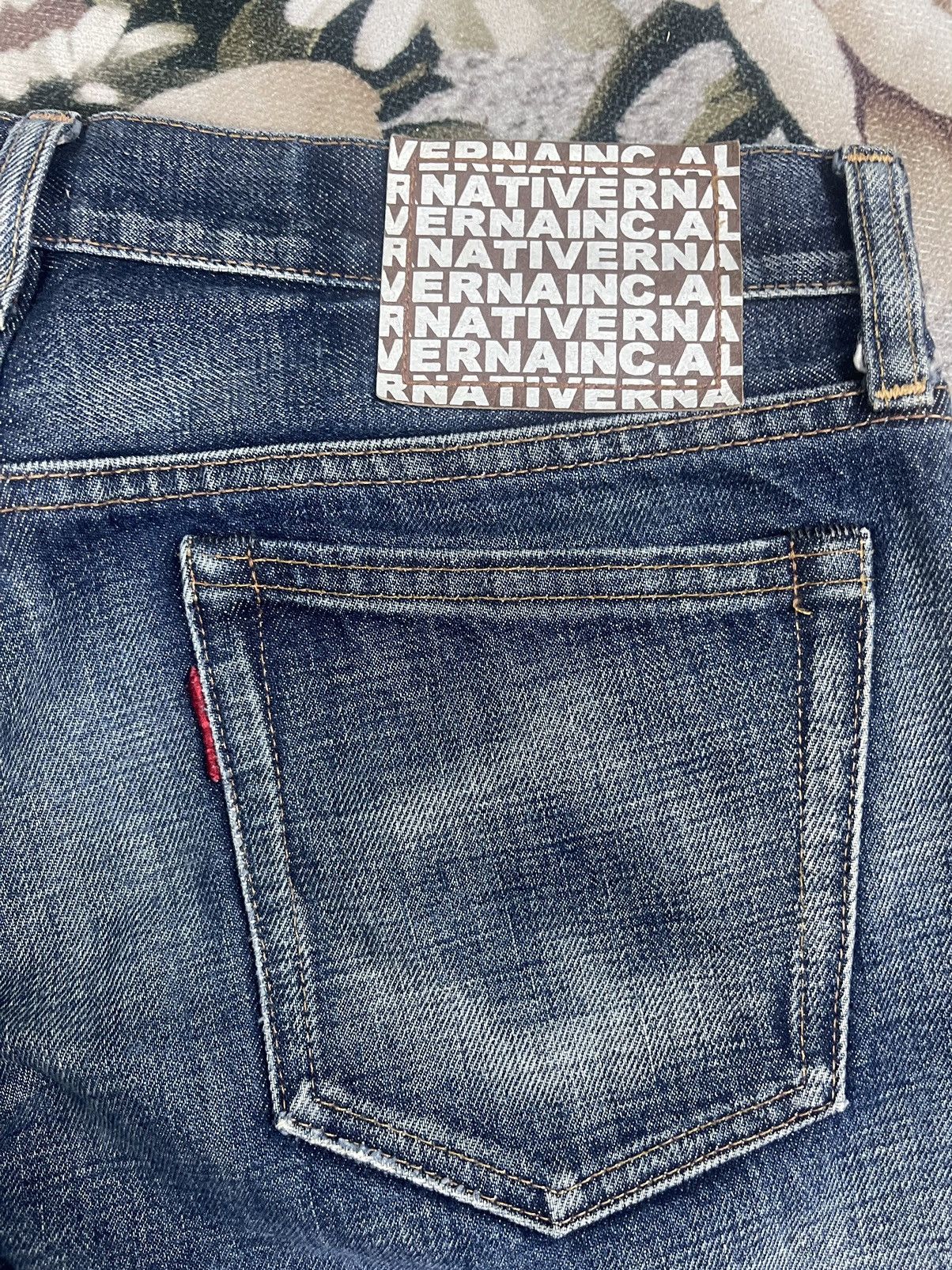 Japanese Brand RNA Native Jeans Distressed Streetwear Size US 31 - 3 Thumbnail