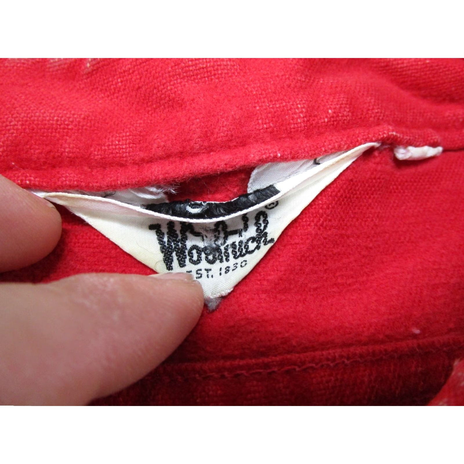 Vintage VINTAGE Woolrich Shirt Mens 16 Red Button Up Flannel Heavyweight 90s 60s 70s Retro USA Casual Winter Fall Spring Mens Size US L / EU 52-54 / 3 - 2 Thumbnail