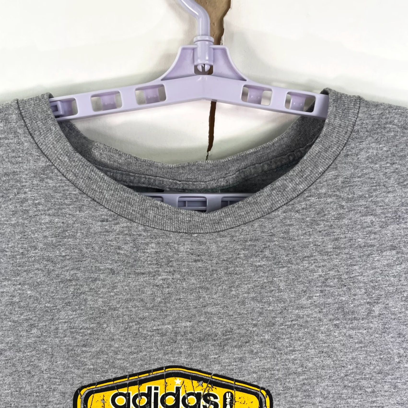 Adidas VTG adidas Since 48 Long sleeve T Shirt Mens XL Gray US Made Size US XL / EU 56 / 4 - 3 Thumbnail