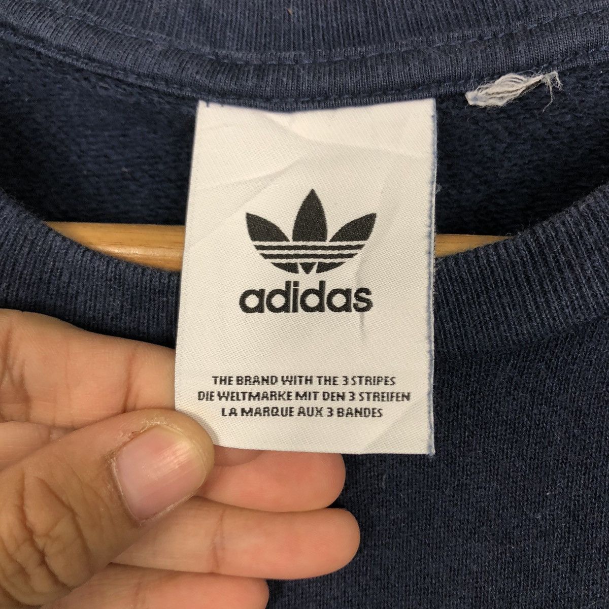 Adidas 📌Vintage Sweatshirt Adidas Big Logo Over Print Size US M / EU 48-50 / 2 - 14 Thumbnail