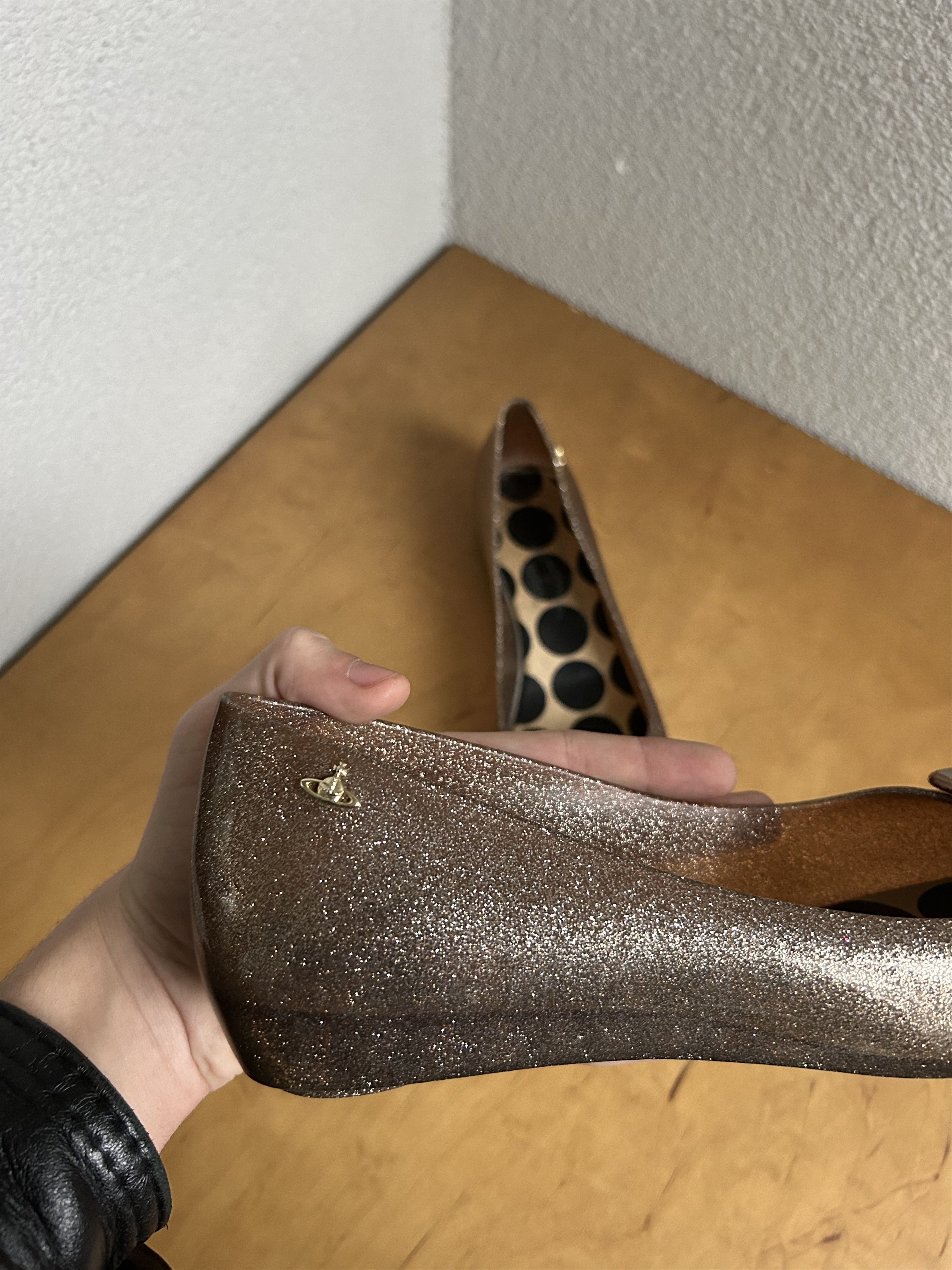 Melissa × Vivienne Westwood Vivienne Westwood x Melissa Anglomania Love ballet flats Size US 8 / IT 38 - 8 Thumbnail
