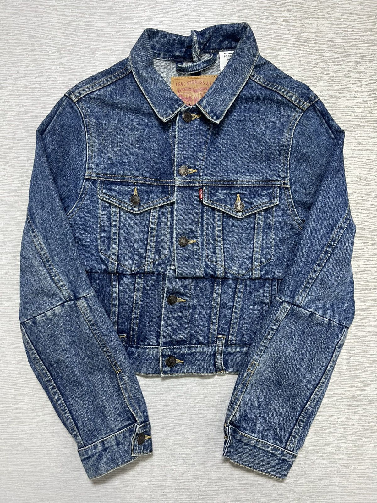 Levi's × Vetements Vetements - Levi’s - S/S 17 - Reworked Cropped Denim Jacket Size S / US 4 / IT 40 - 2 Thumbnail