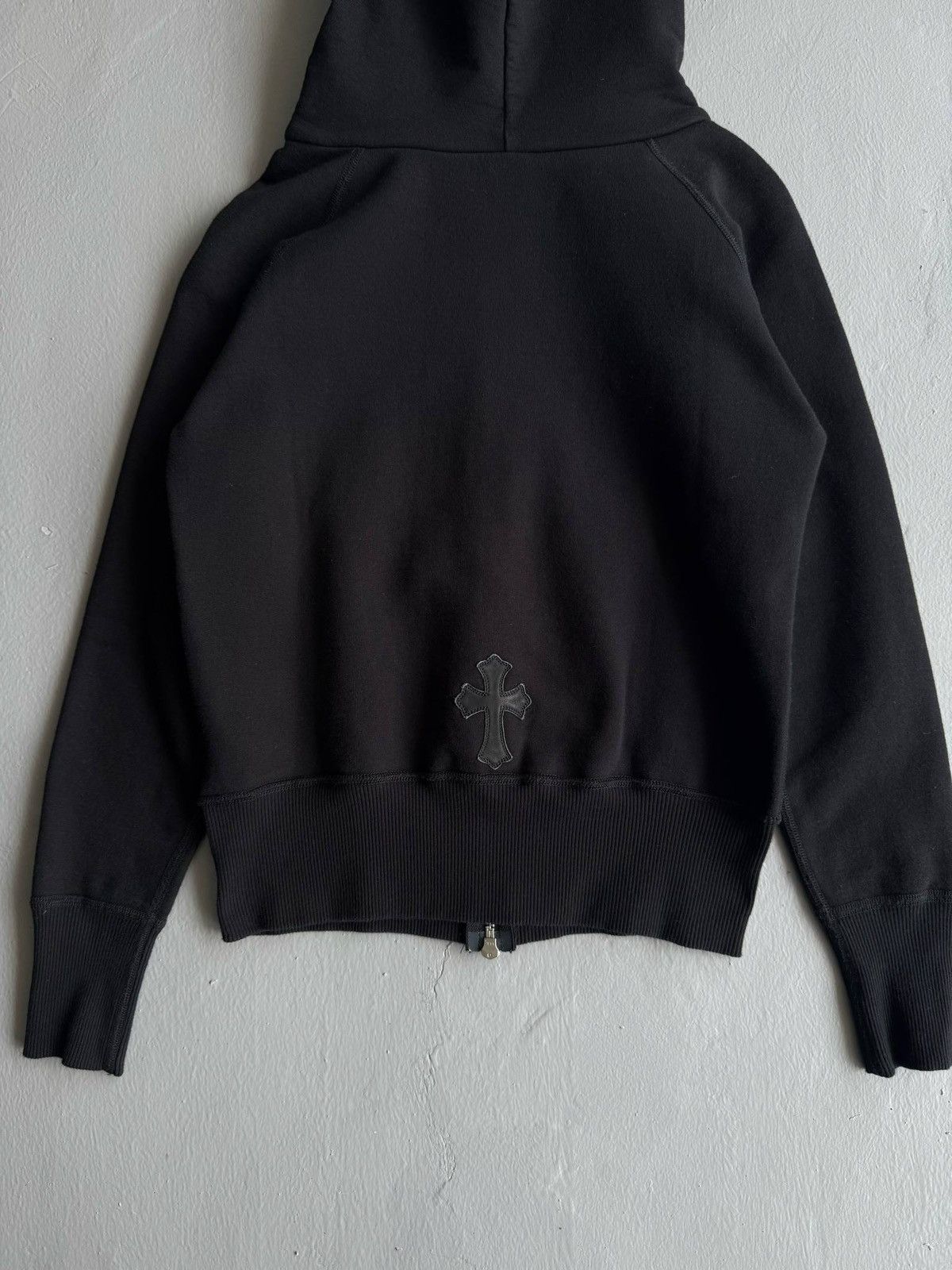 Chrome Hearts Rare Womens - Cross Patched Zip Hoodie Size M / US 6-8 / IT 42-44 - 3 Thumbnail