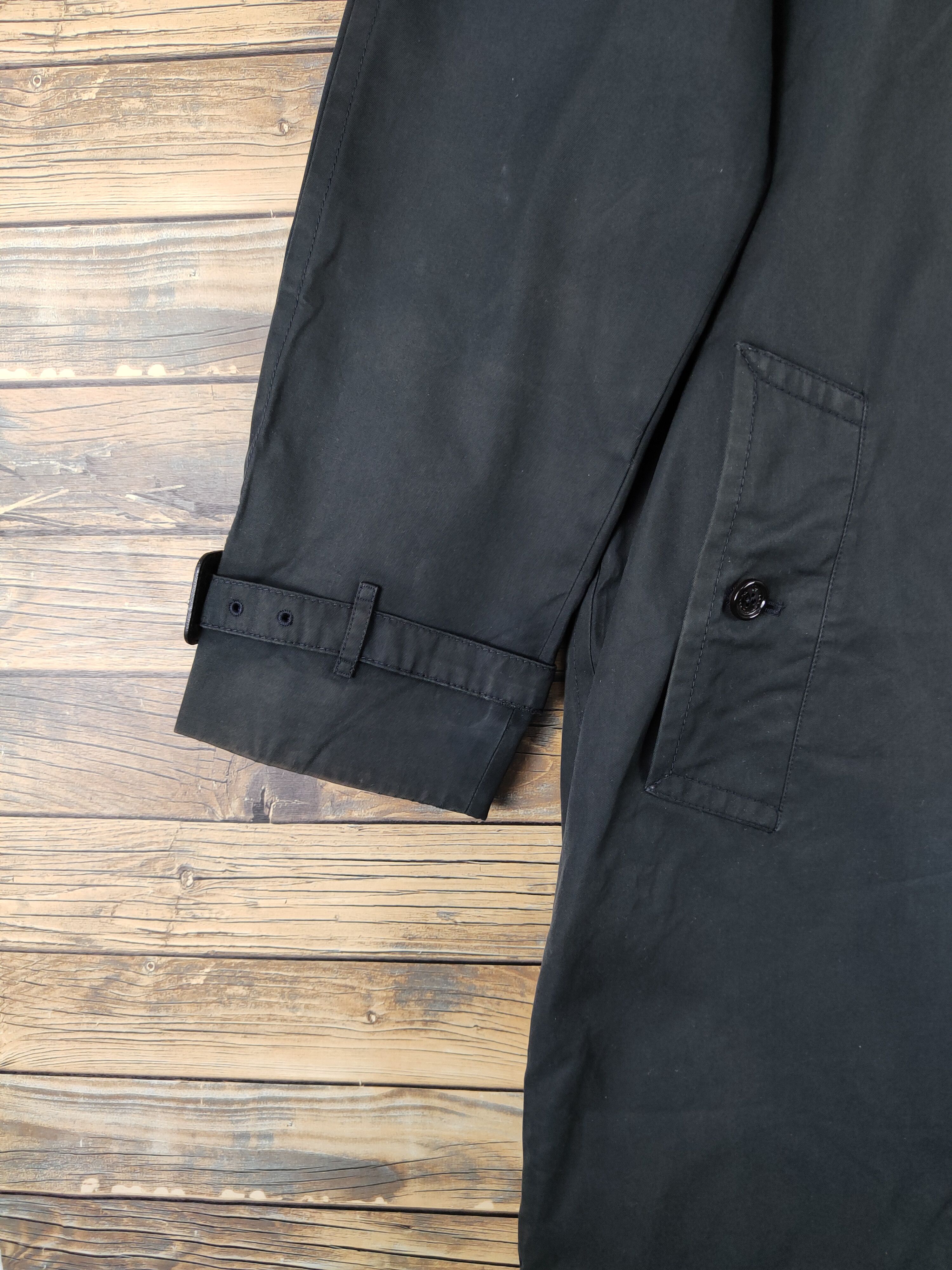 Burberry D Burberry Black Faded trench coat Long Jackets #W1690 Size L / US 10 / IT 46 - 6 Thumbnail