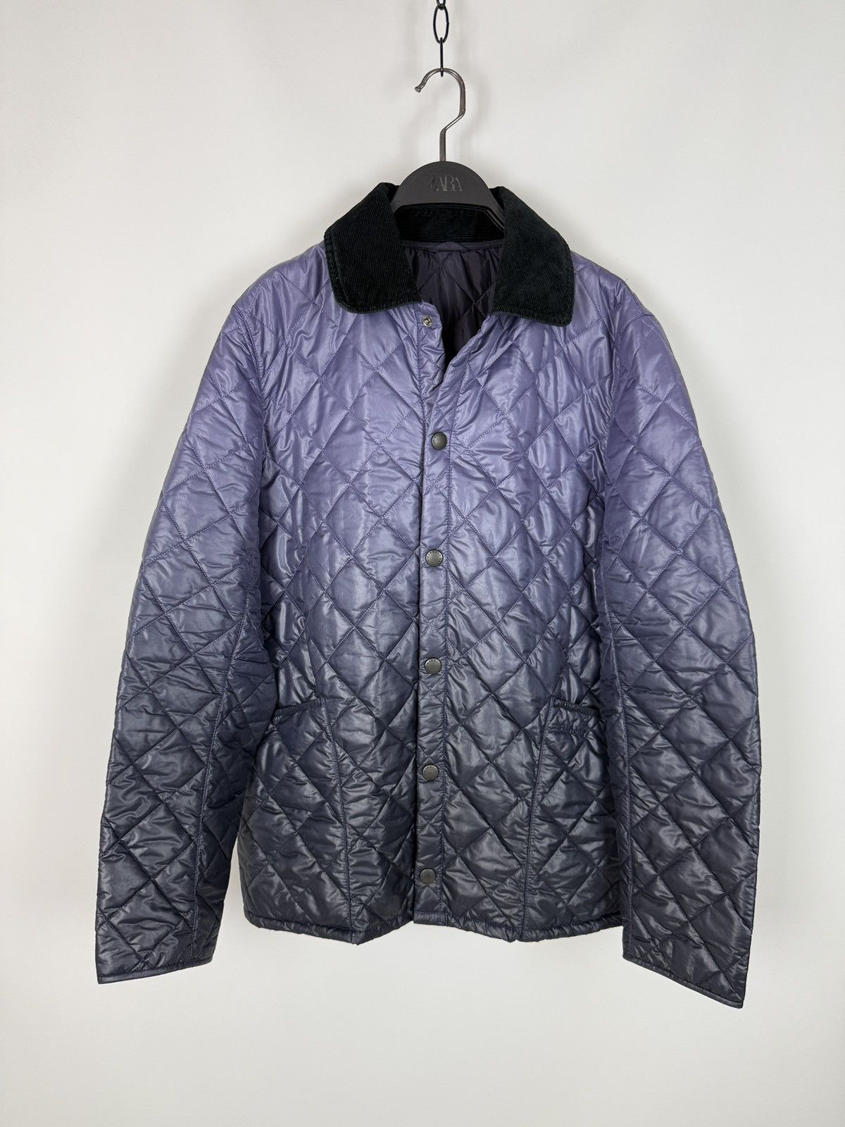 Barbour Barbour Egremont Purple Gradient Quilted Padded Jacket L Size US L / EU 52-54 / 3 - 1 Thumbnail