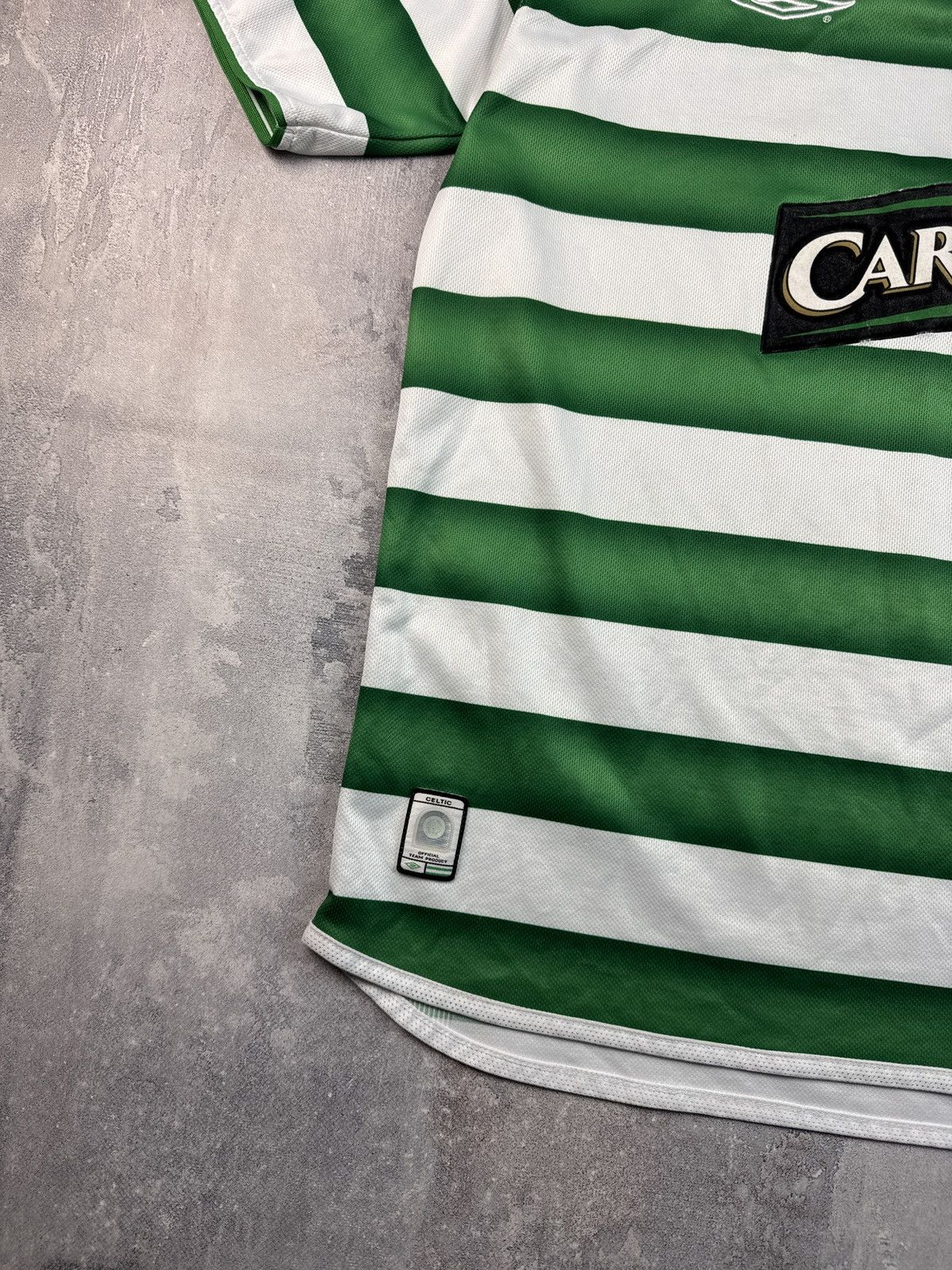 Umbro Celtic 2003/04 Home Football Shirt Soccer Jersey Umbro XL Size US XL / EU 56 / 4 - 2 Thumbnail