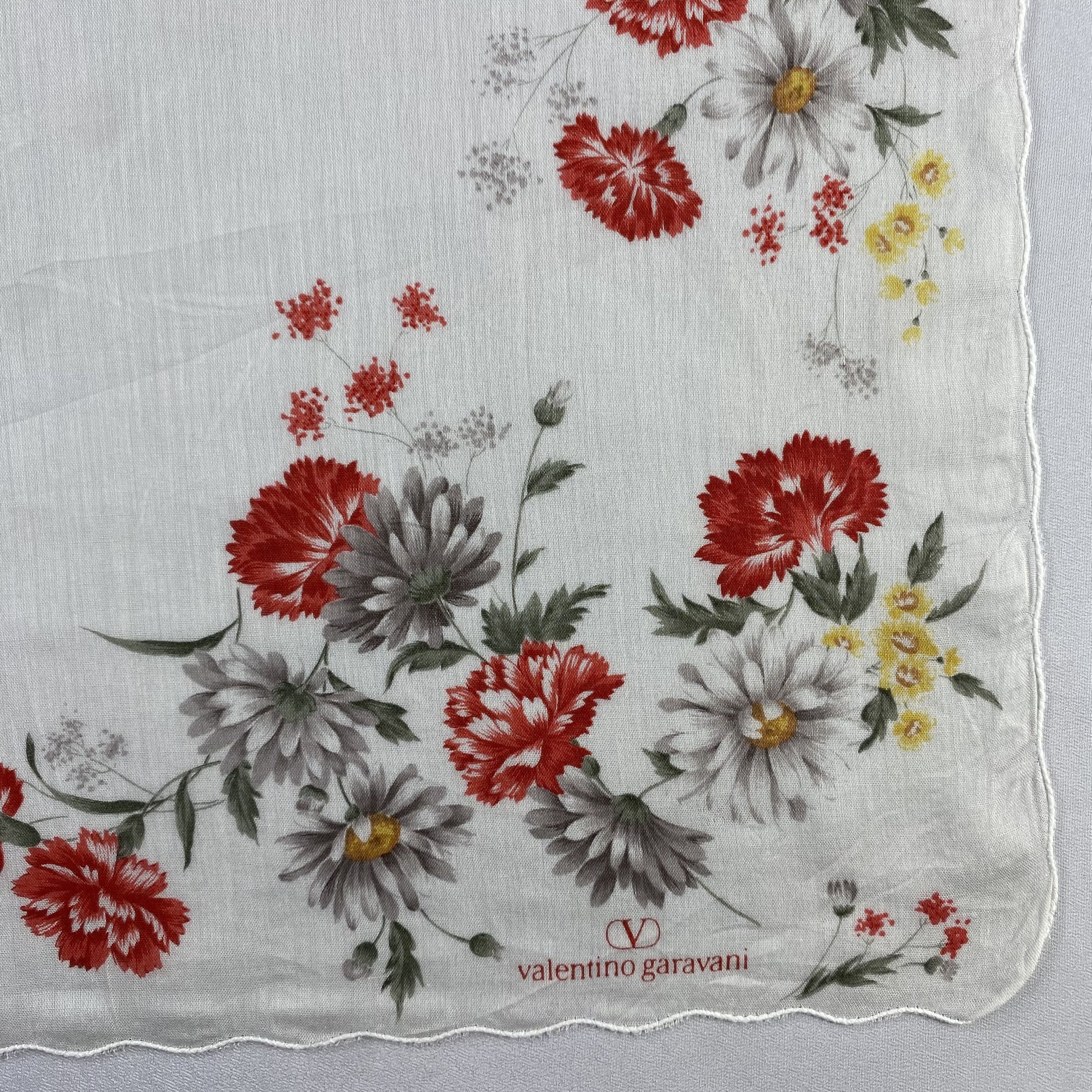 Valentino × Vintage Valentino Garavani Bandana/ Handkerchief / Neckerchief-P1687 Size ONE SIZE - 3 Thumbnail