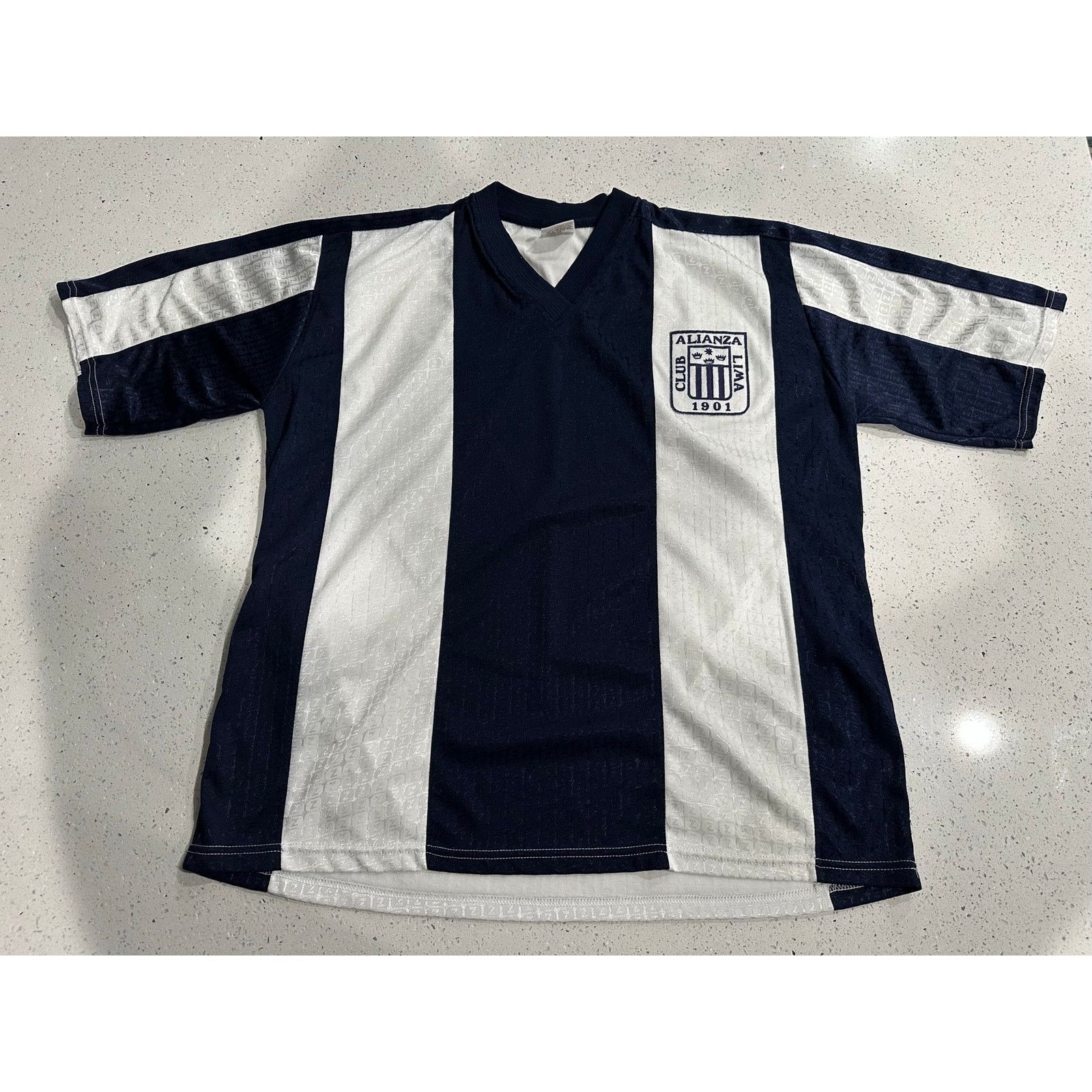 Other Herran Club Alianza Lima 1901 Peru Soccer Home Jersey Rare Size US S / EU 44-46 / 1 - 1 Thumbnail