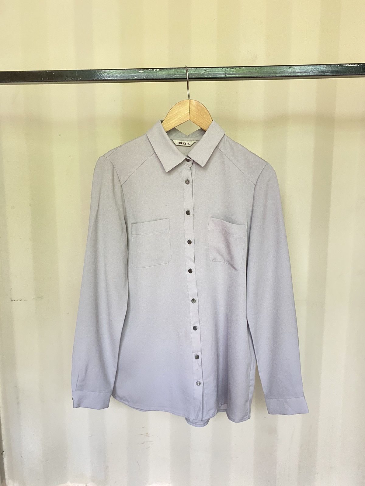 Japanese Brand Teresia grey shirt Size S / US 4 / IT 40 - 1 Thumbnail