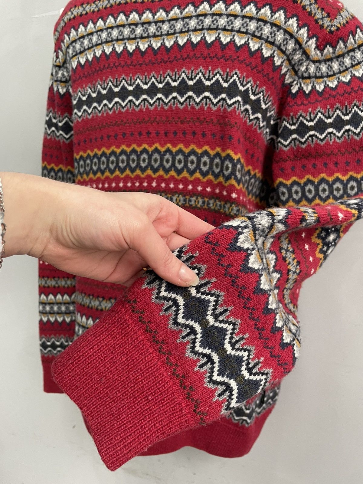 Barbour Vintage coogi style sweater classic England sweater y2k Size US L / EU 52-54 / 3 - 4 Thumbnail