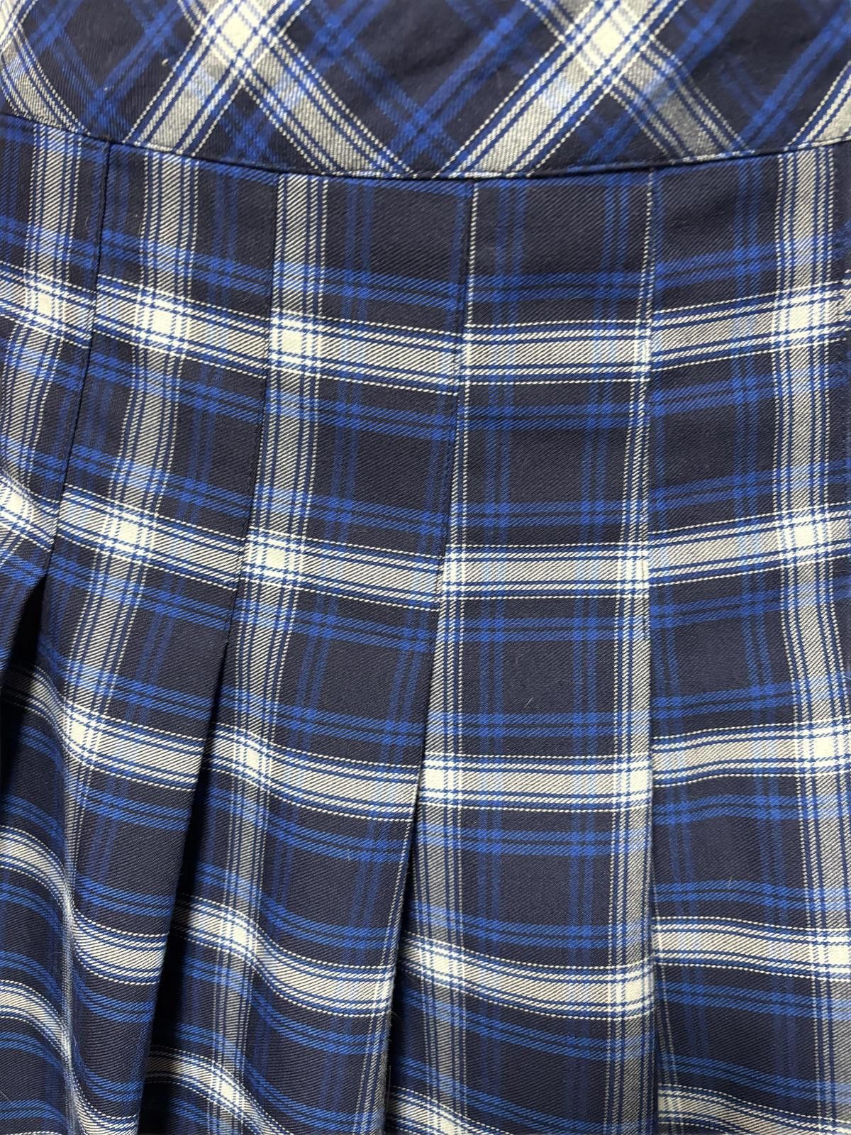 The Unbranded Brand Y2kBlue Plaid Pleated MiniSkirt/Preppy/Schoolgirl Aesthetic6 Size 28" / US 6 / IT 42 - 4 Thumbnail