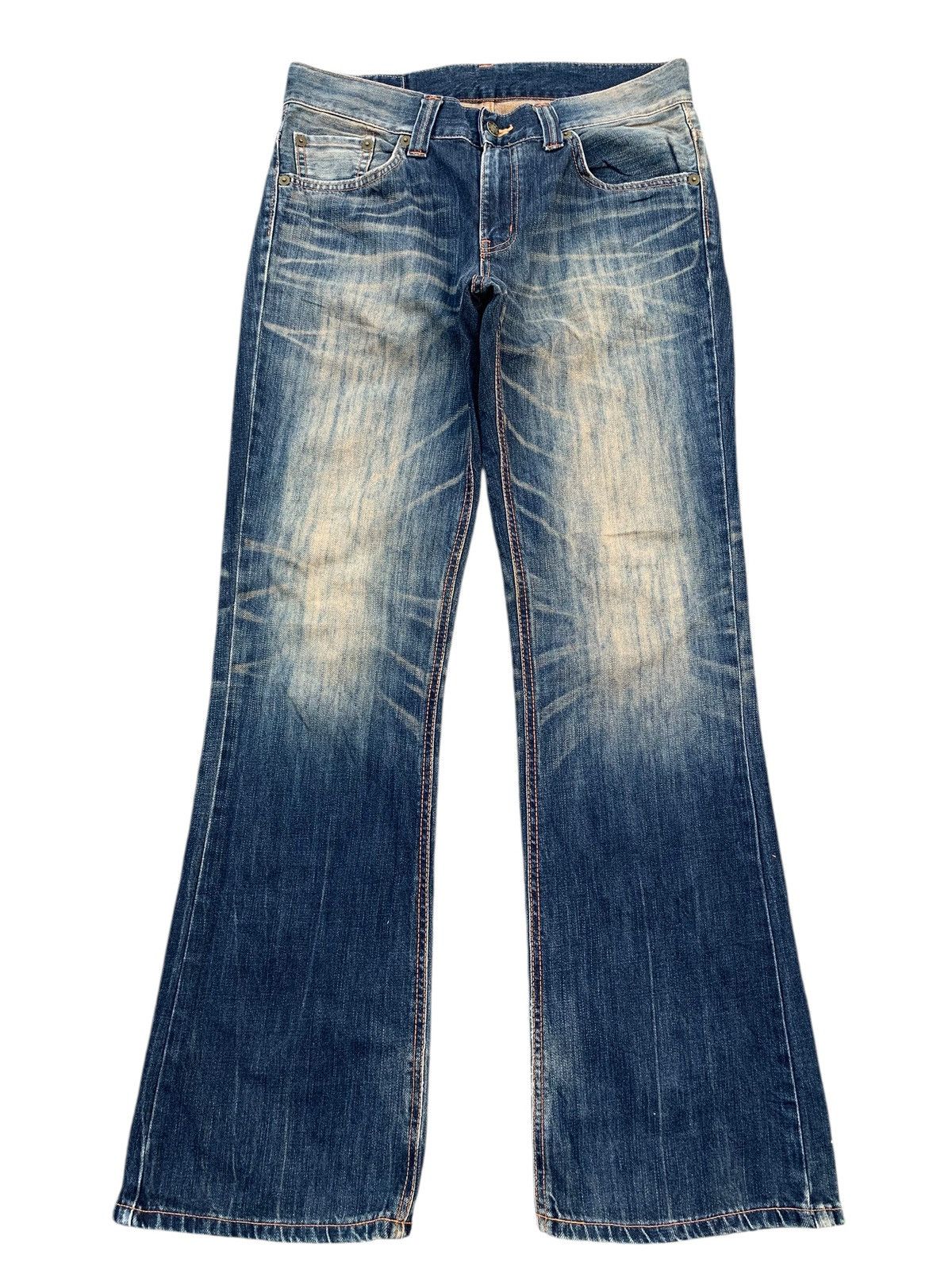 Edwin FLARE VINTAGE EDWIN NAVAJO RUSTY JAPANESE DISTRESSED DENIM Size US 34 / EU 50 - 1 Thumbnail