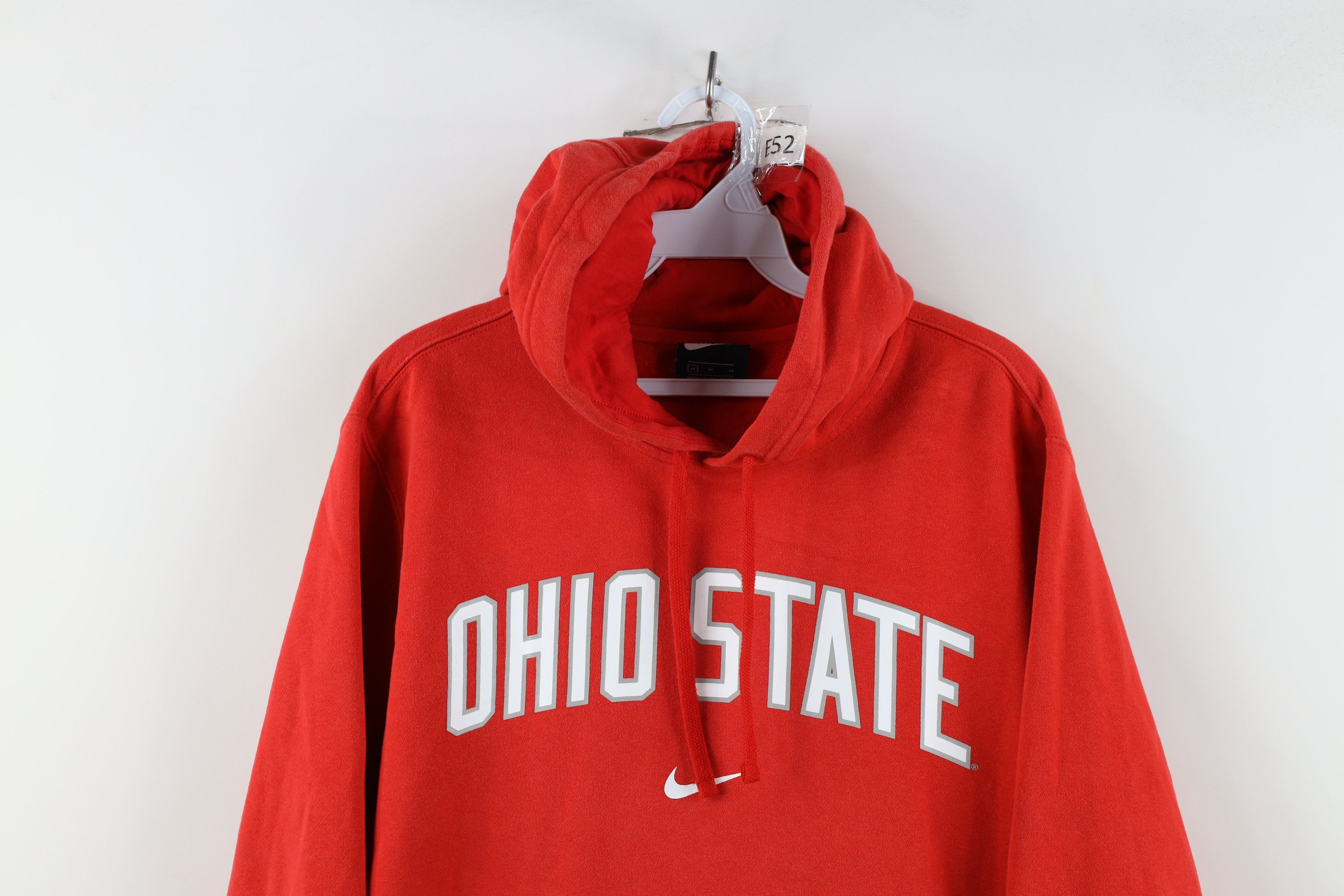 Nike Vintage Nike Center Swoosh Ohio State University Hoodie Size US M / EU 48-50 / 2 - 2 Thumbnail