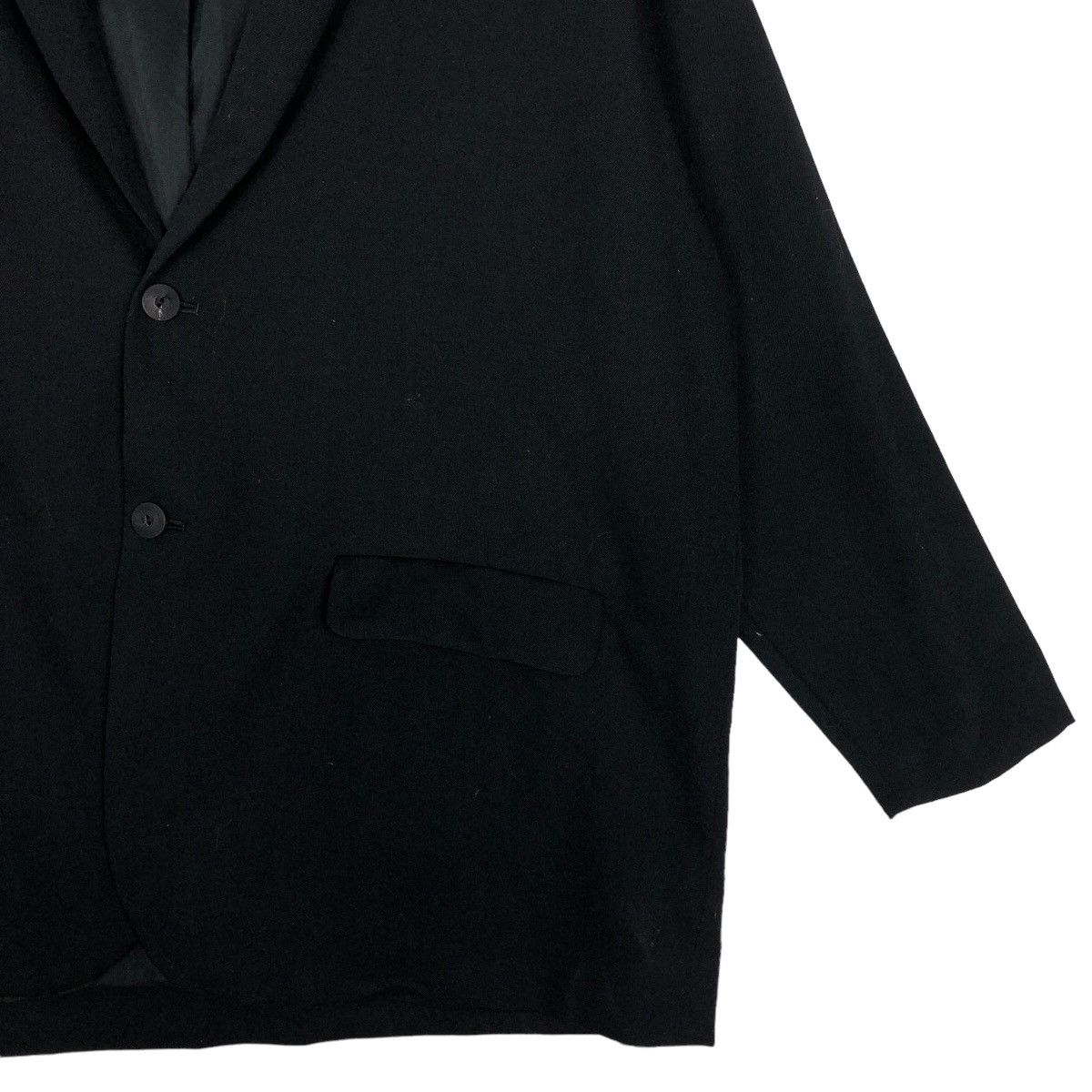 Dulcamara Japan 🔥Vintage Rich Black Long Jacket Dulcamara Double Breast Size US M / EU 48-50 / 2 - 5 Thumbnail