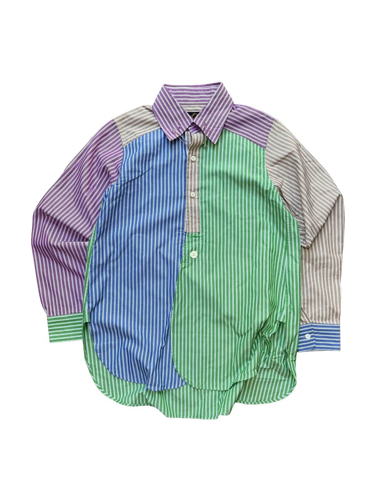 Needles Needles Patchwork Stripe Shirt Multicolour Small Size US S / EU 44-46 / 1 - 1 Thumbnail