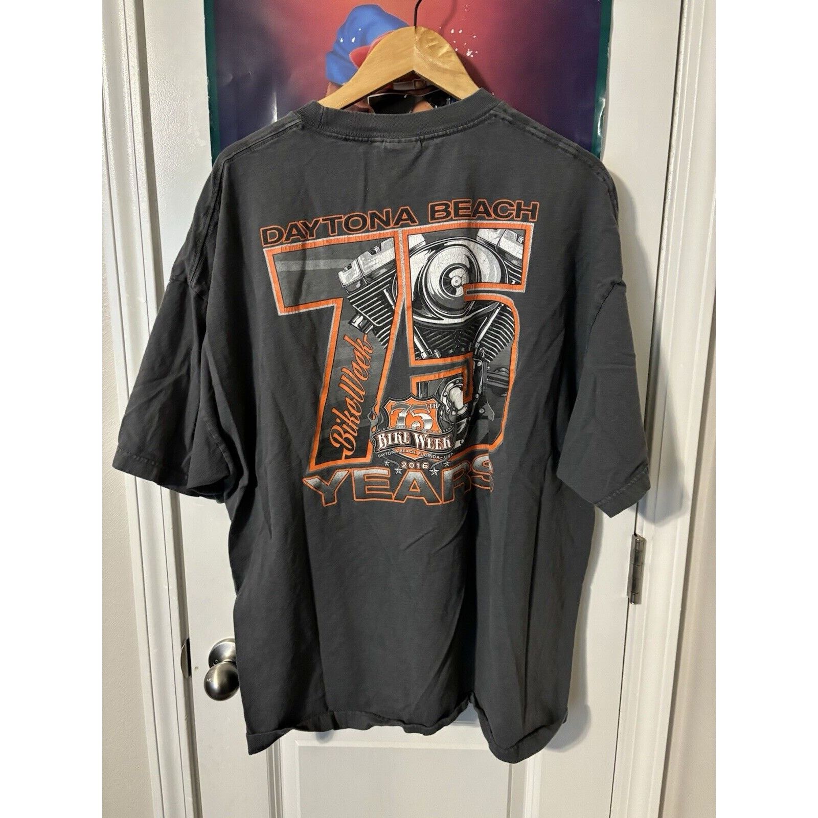 Harley Davidson vintage 75 Bikeweek years daytona harley davidson 3X shirt Size US XXL / EU 58 / 5 - 2 Thumbnail