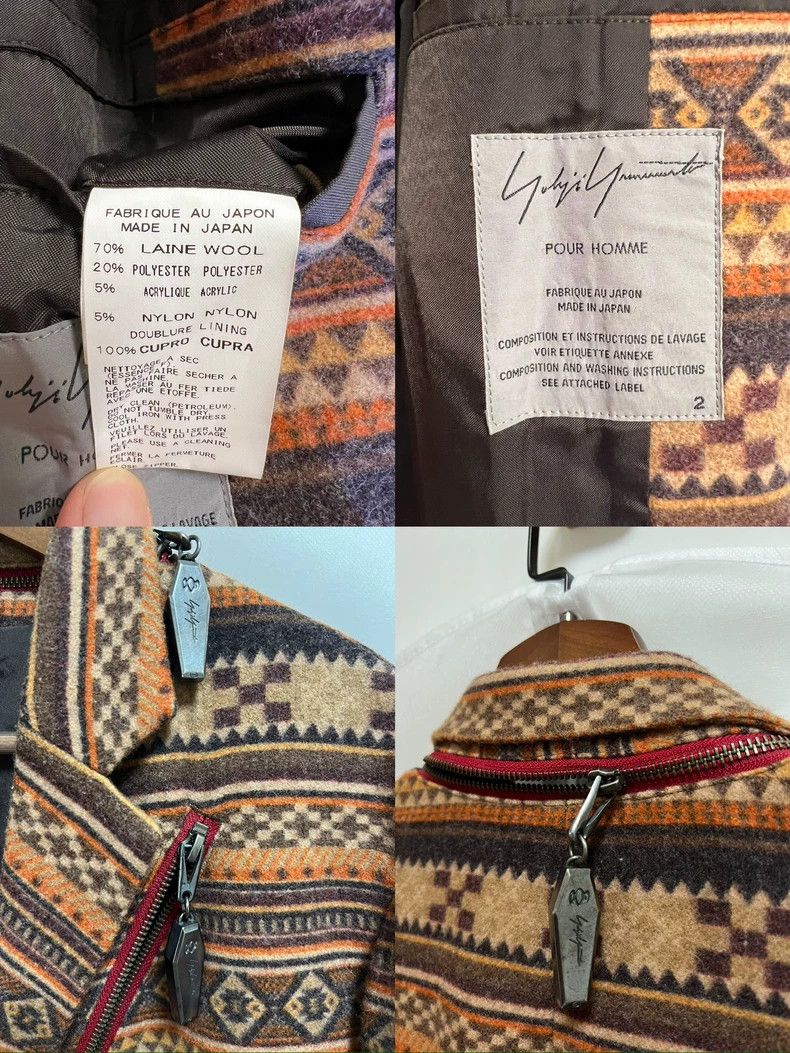 Yohji Yamamoto Yohji Yamamoto 14aw Opening Totem Zipper Knight Jacket Size US M / EU 48-50 / 2 - 7 Thumbnail