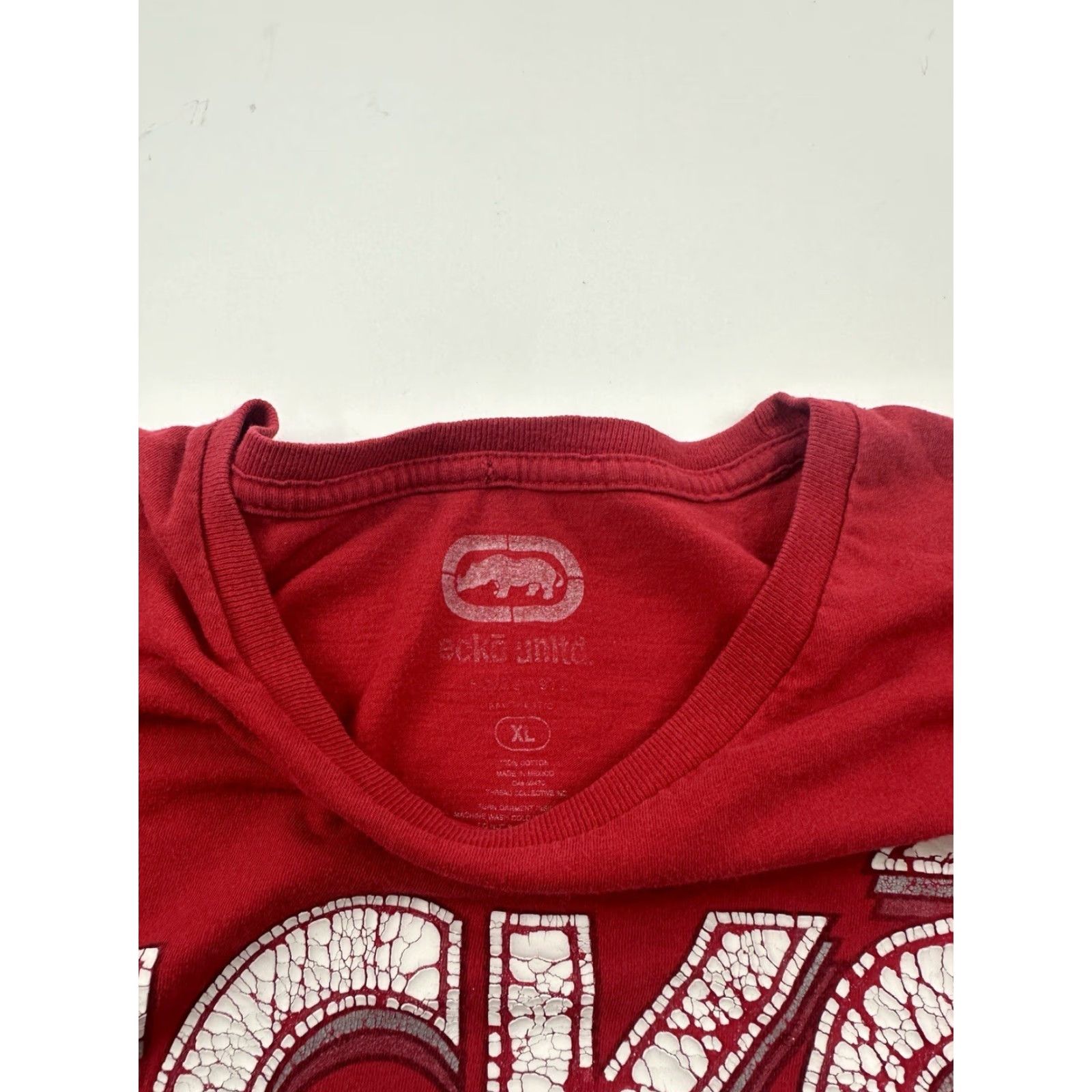 Ecko Unltd. VINTAGE Ecko Unltd Shirt Mens XL Red Short Sleeve Spellout Logo T-Shirt Hip Hop Men XL Red Shirt Logos Vintage Size US XL / EU 56 / 4 - 4 Thumbnail