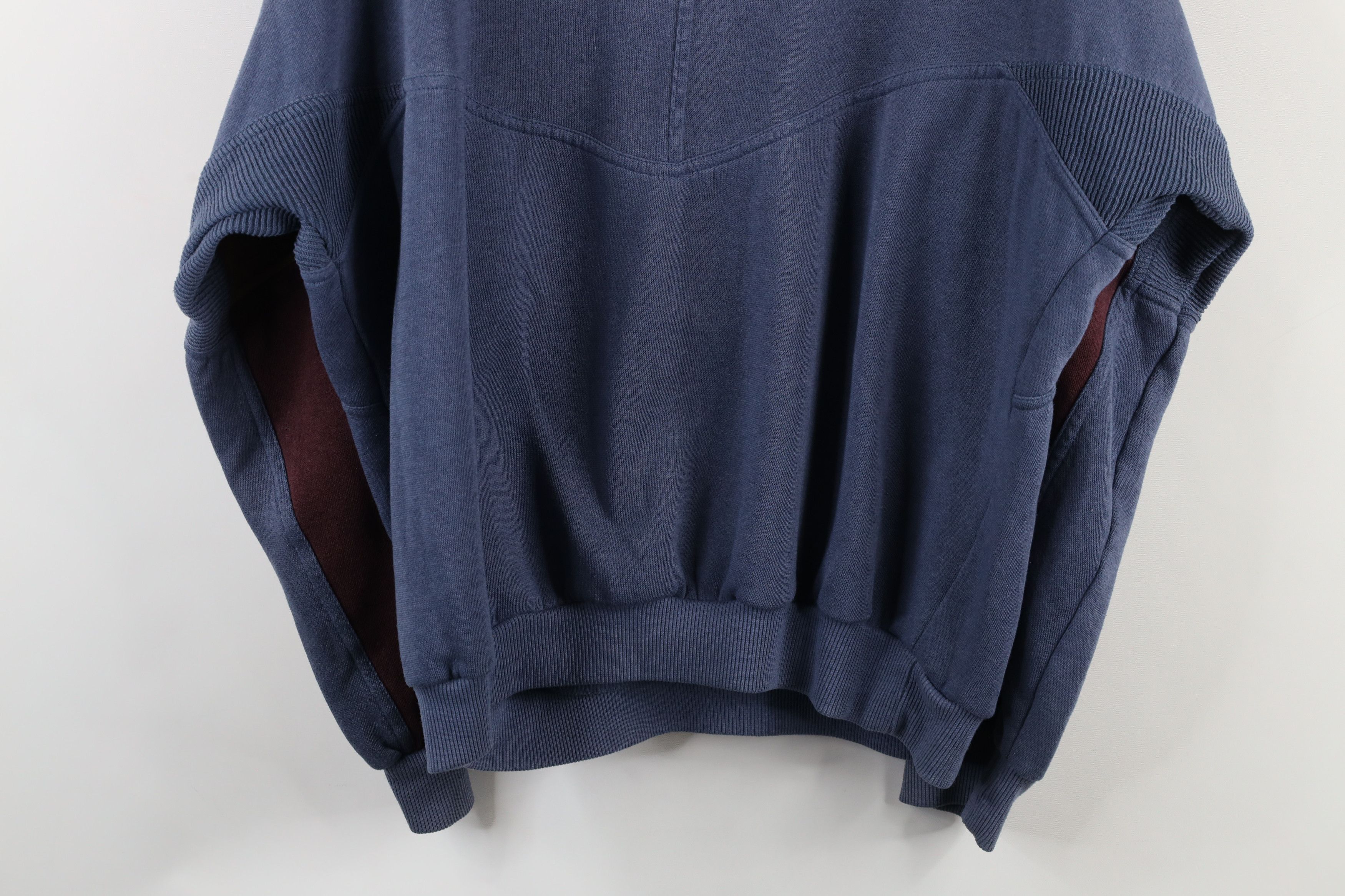 Vintage Vintage 90s Streetwear Block Layered Collared Sweatshirt Size M / US 6-8 / IT 42-44 - 9 Thumbnail