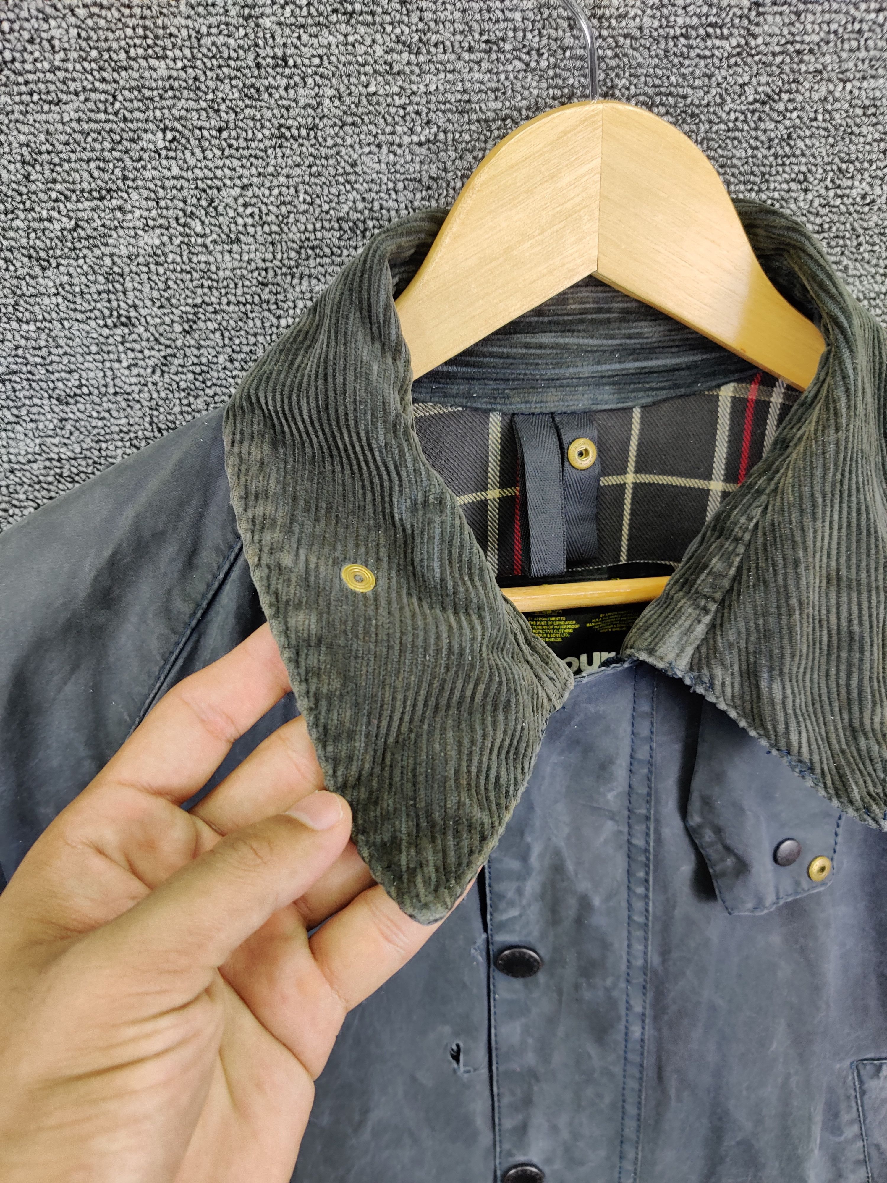 Barbour Vintage Thrashed Barbour Care Bedale Waxed Jacket Size US L / EU 52-54 / 3 - 11 Thumbnail