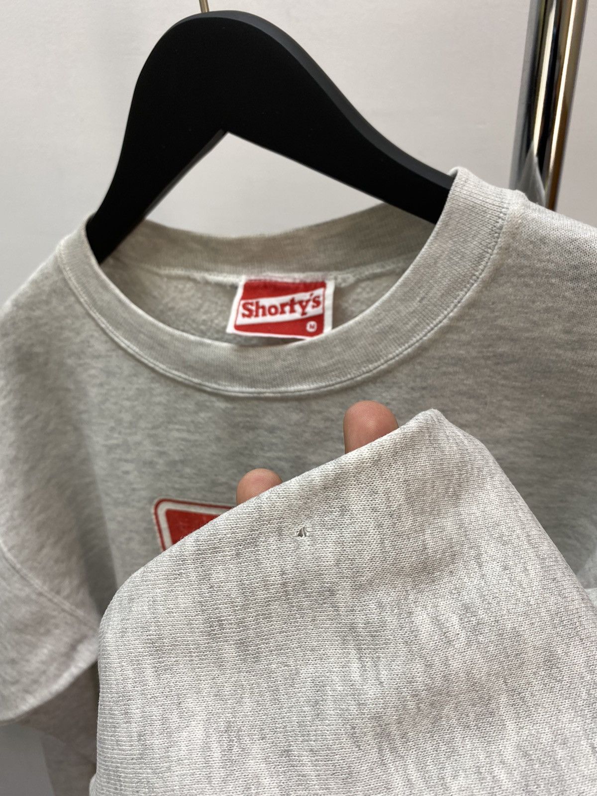 Shorty's Skateboards × Vintage Vintage 90s Shorty’s Skateboarding Box Logo Sweatshirt Size US M / EU 48-50 / 2 - 18 Thumbnail