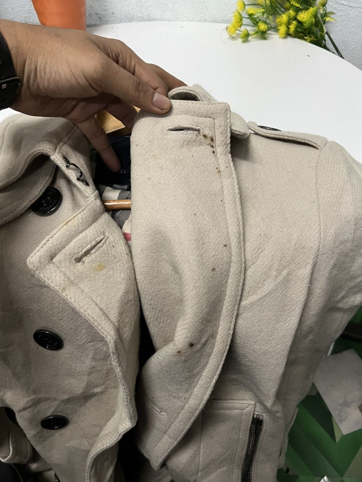 Burberry × Vintage Vintage Burberry Coat Like Jacket Size M / US 6-8 / IT 42-44 - 17 Thumbnail