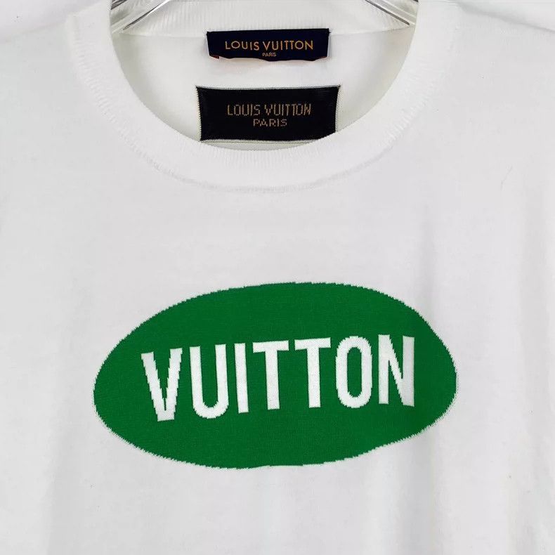 Louis Vuitton Louis Vuitton White Cotton Logo T -2505 Size M / US 6-8 / IT 42-44 - 4 Thumbnail