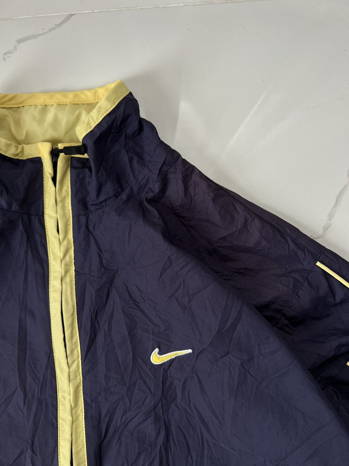 Nike 90's NIKE SWOOSH LOGO RETRO RARE Y2K TRACK JACKET GORPCORE Size US M / EU 48-50 / 2 - 4 Thumbnail
