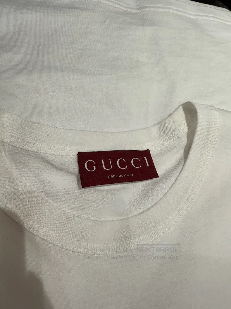 Gucci Gucci White short-sleeved T-shirt Size US M / EU 48-50 / 2 - 3 Thumbnail