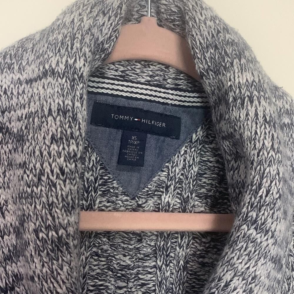 Tommy Hilfiger TOMMY HILFIGER Chunky Cotton XS Cardigan Button Down Warm Size US XS / EU 42 / 0 - 2 Thumbnail