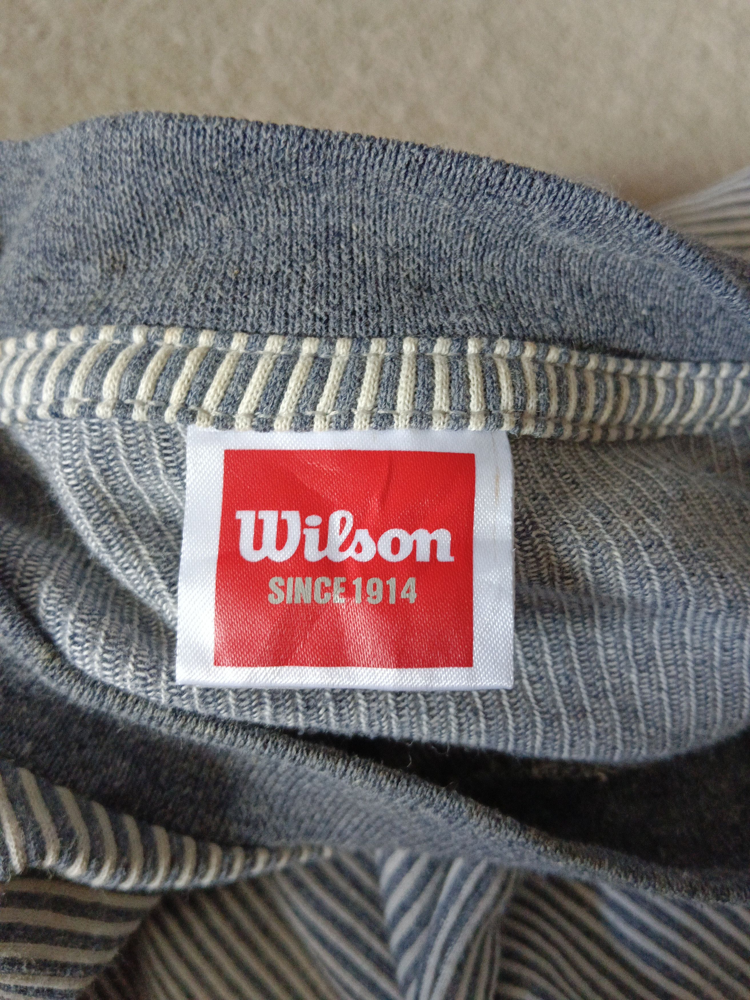 Vintage × Wilson Vintage Wilson T-shirt Stripes S Made in usa Size US S / EU 44-46 / 1 - 6 Thumbnail