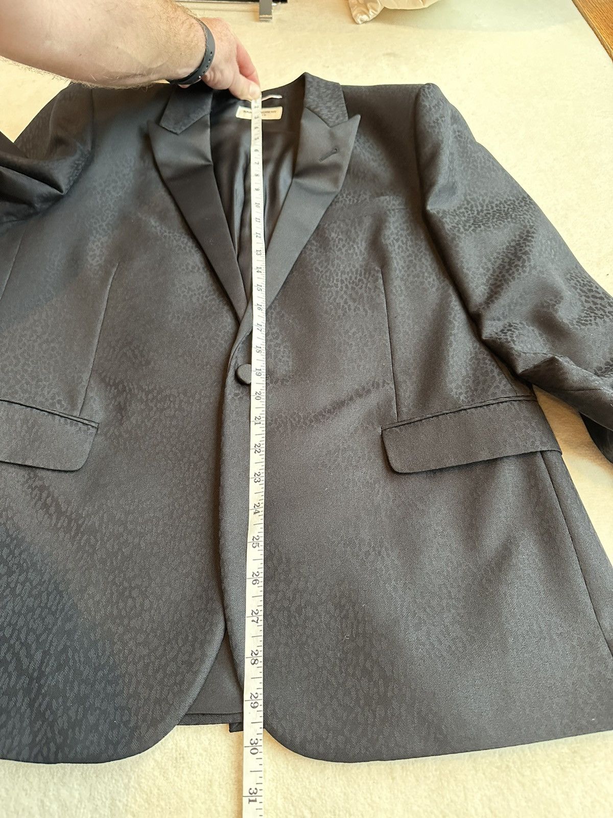 Saint Laurent Paris Grail Saint Laurent FW14 babycat tuxedo jacket le smoking 52 Size 40R - 10 Thumbnail