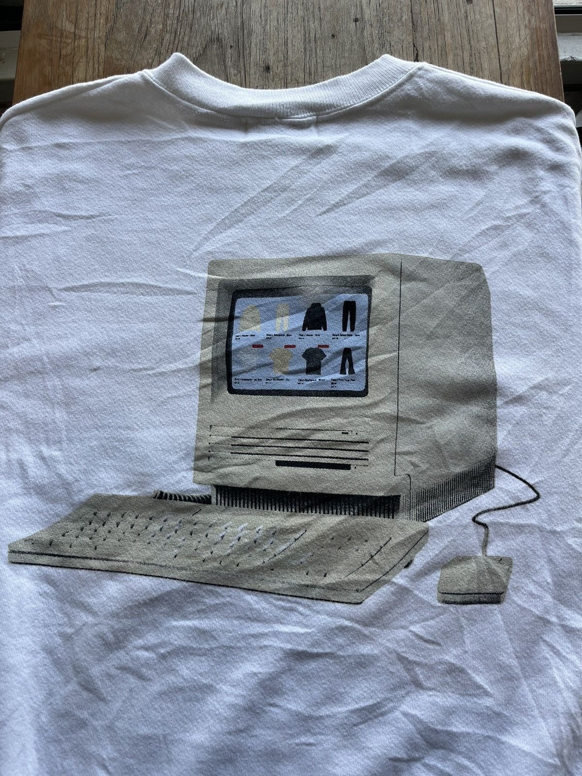 Apple × Vintage Vintage Lonely Ghost The Apple parody brand Sweater Shirt Size US XL / EU 56 / 4 - 5 Thumbnail