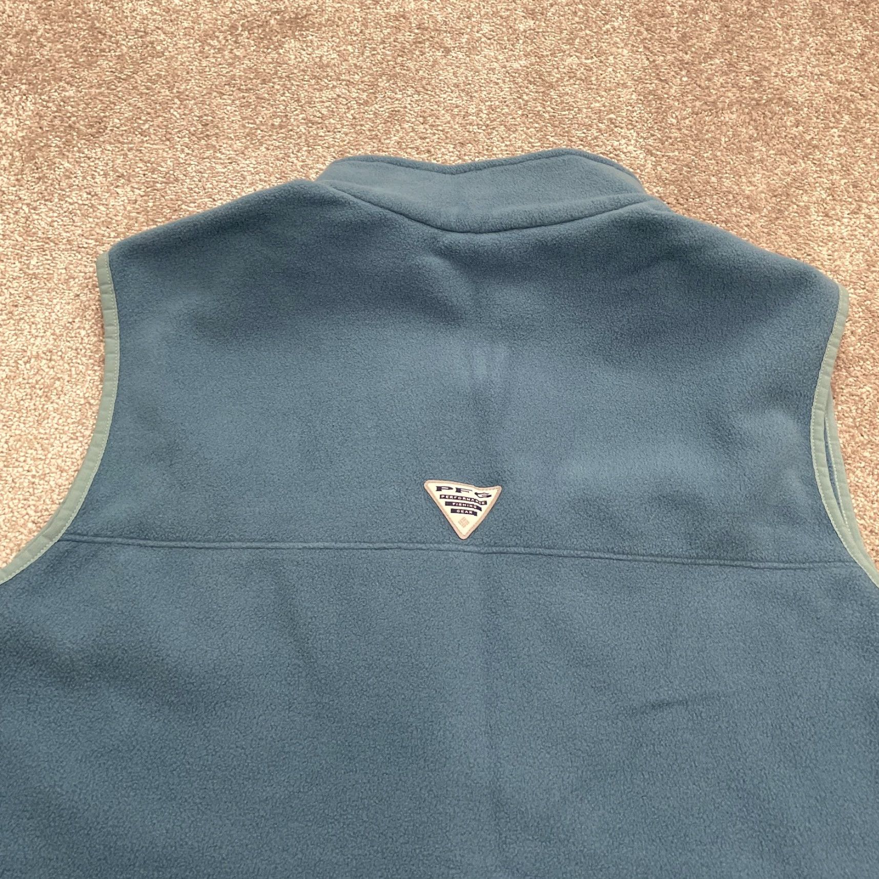Vintage Columbia Vest Harborside Fleece Blue XL Mens Full Zip Pockets Outdoor Hiking Size US XL / EU 56 / 4 - 3 Thumbnail