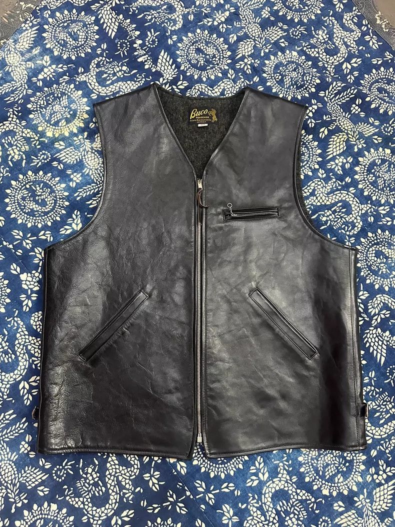 The Real McCoy's The REAL McCOY'S Size 44Classic Faux Leather Biker Vest wit Size US M / EU 48-50 / 2 - 1 Thumbnail