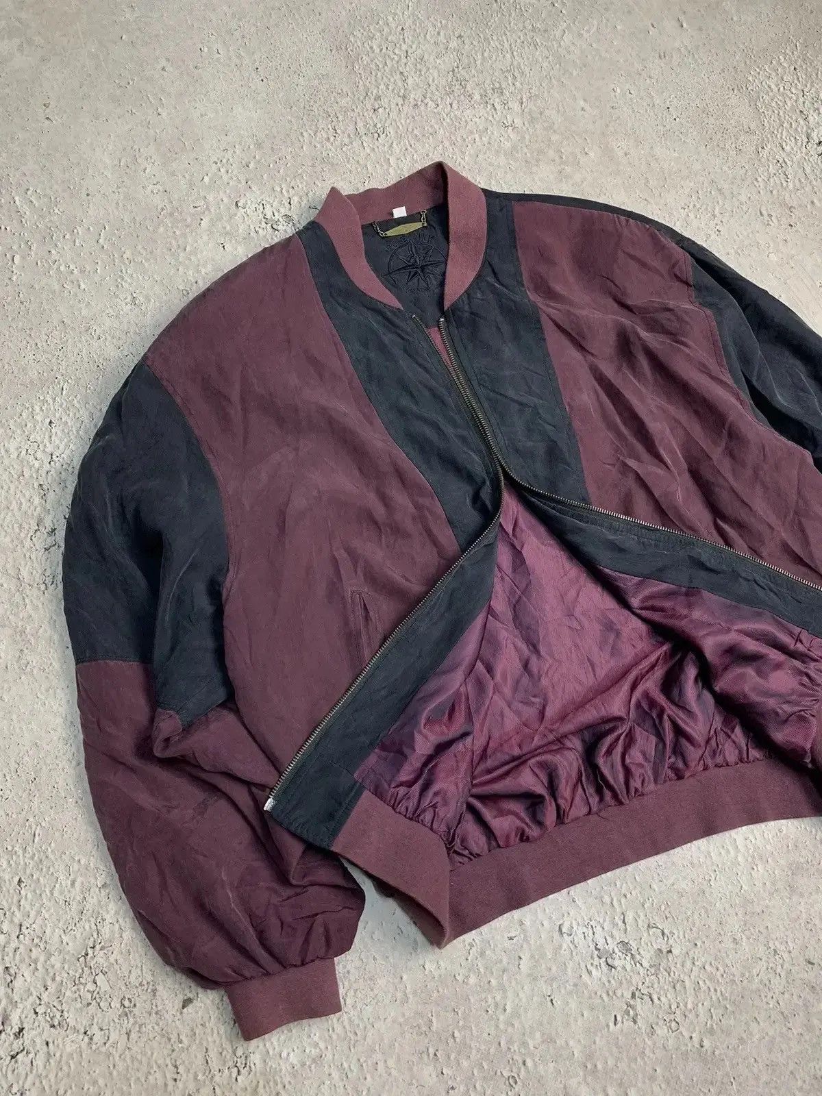 Japanese Brand × SikSilk Vintage Bombers SILK 100% OVERPRINT BOMBERS japanese Style Size US M / EU 48-50 / 2 - 8 Thumbnail