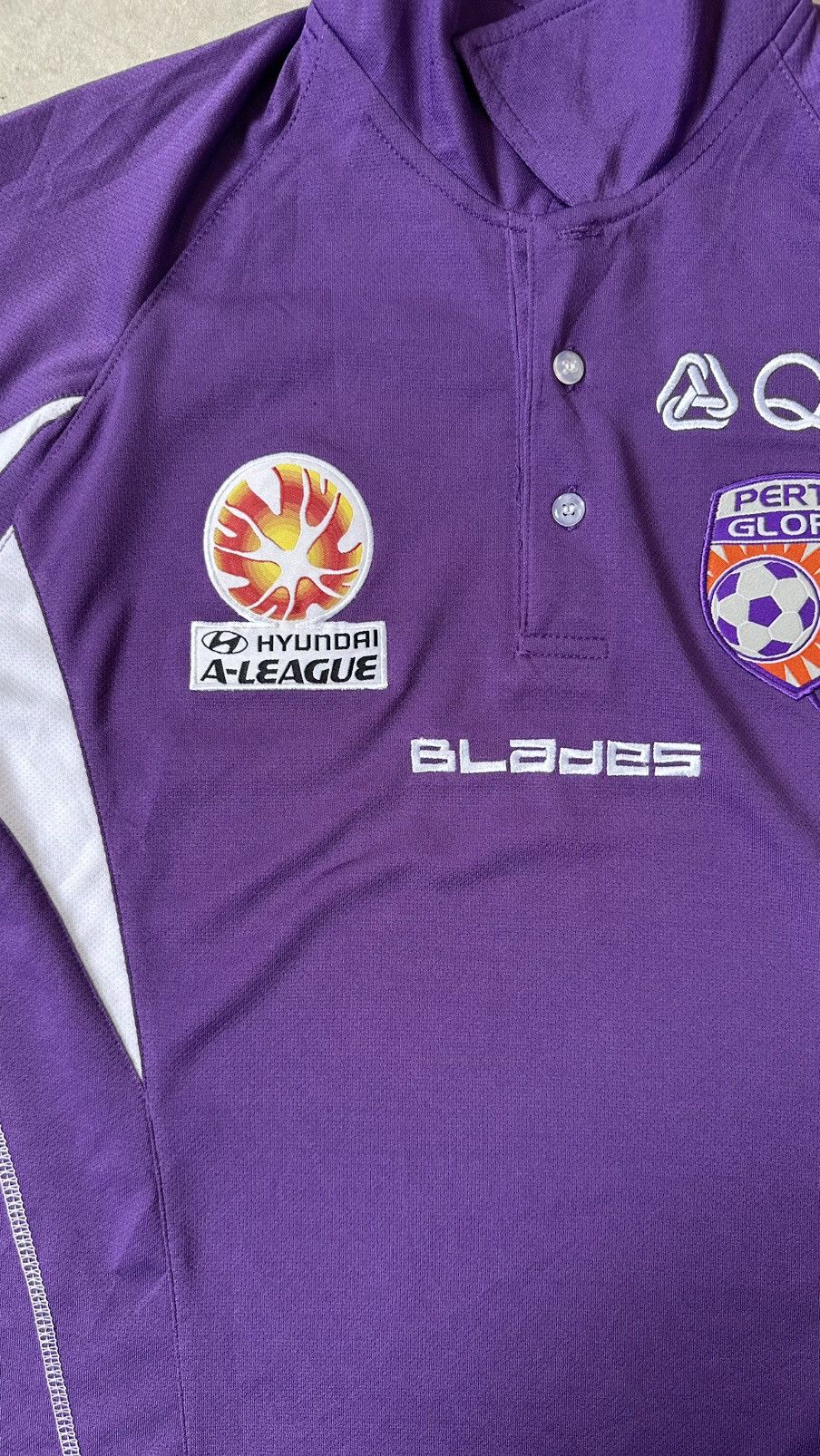 Vintage PERTH GLORY HYUNDAI A-LEAGUE POLO JERSEY Size US M / EU 48-50 / 2 - 2 Thumbnail